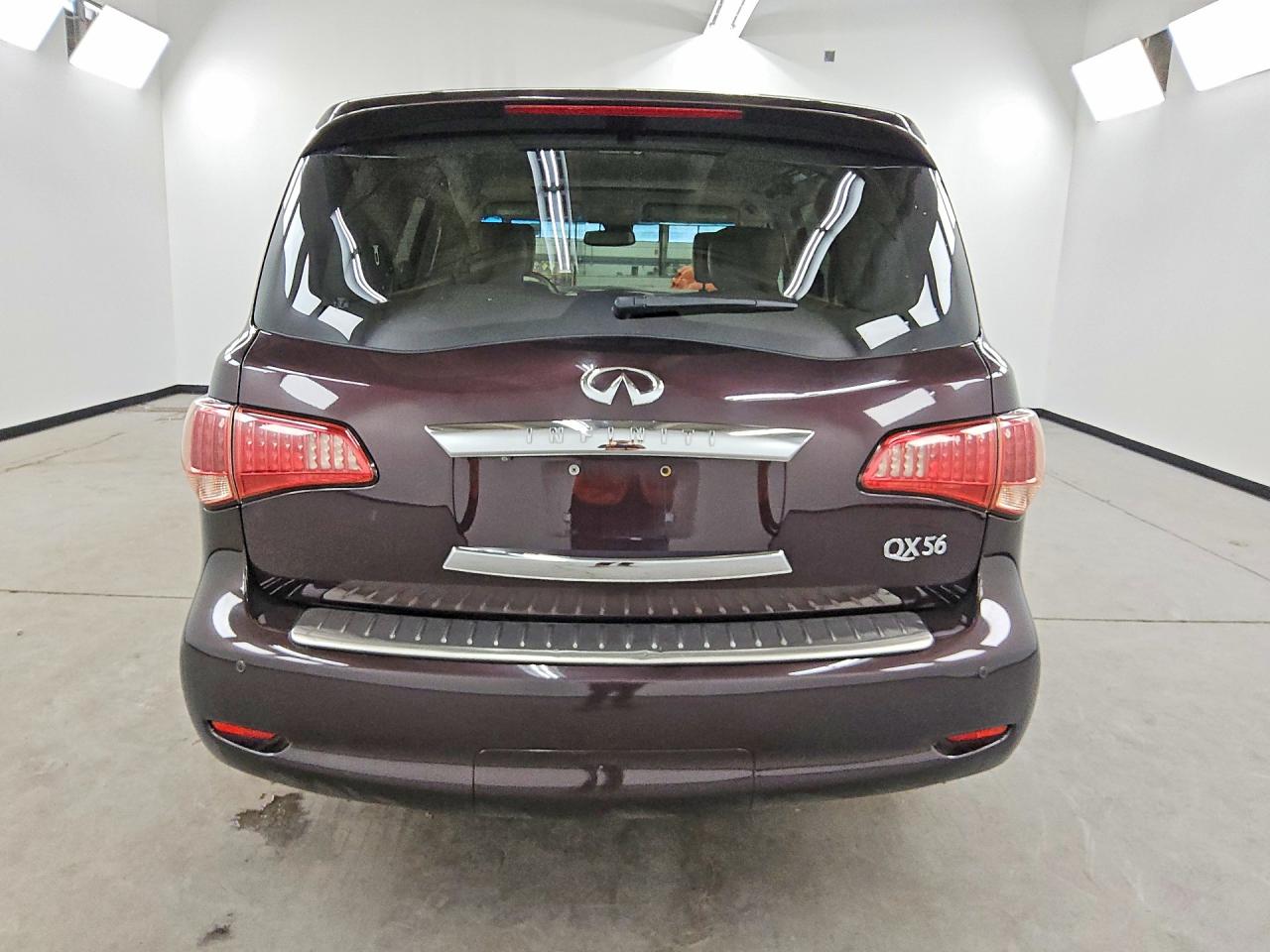 2012 Infiniti Qx56 Base Burgundy vin: JN8AZ2NE2C9022922
