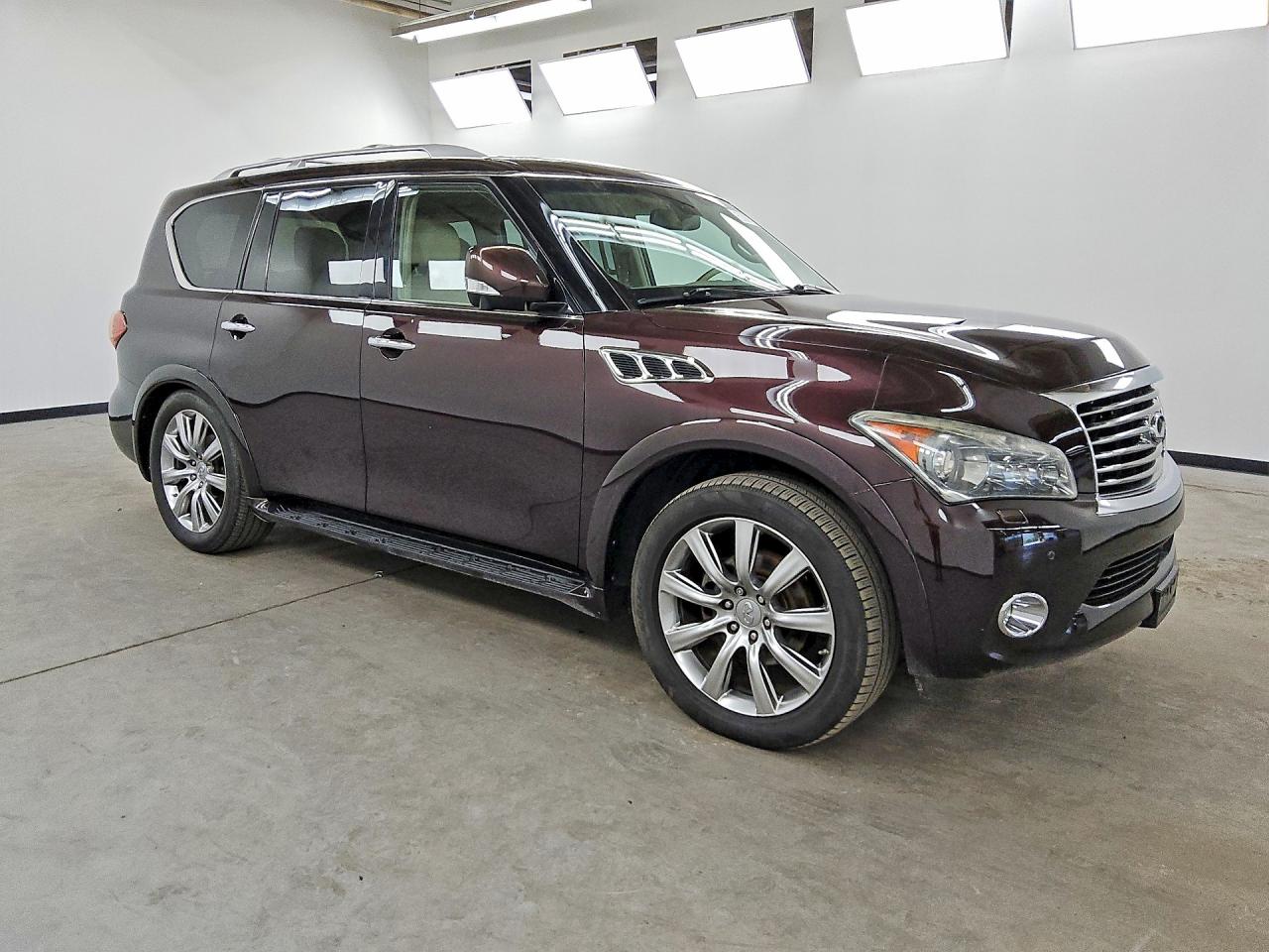 2012 Infiniti Qx56 Base Burgundy vin: JN8AZ2NE2C9022922