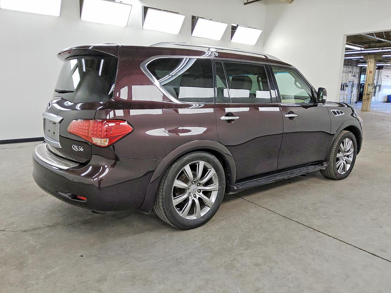 2012 Infiniti Qx56 Base Burgundy vin: JN8AZ2NE2C9022922