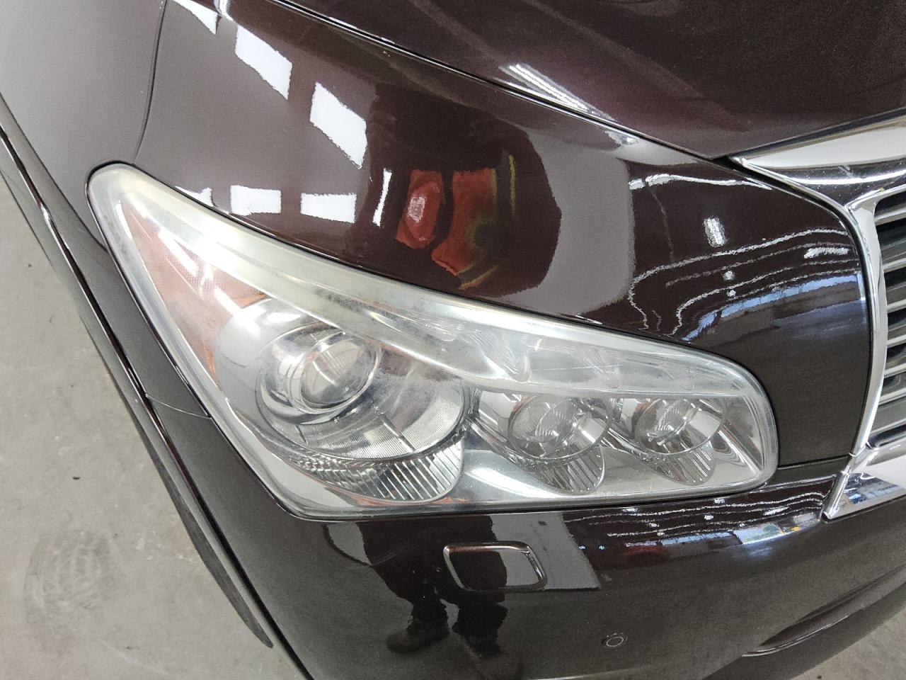 2012 Infiniti Qx56 Base Burgundy vin: JN8AZ2NE2C9022922 Damage: Right Head Lamp, Faded, Repair Required