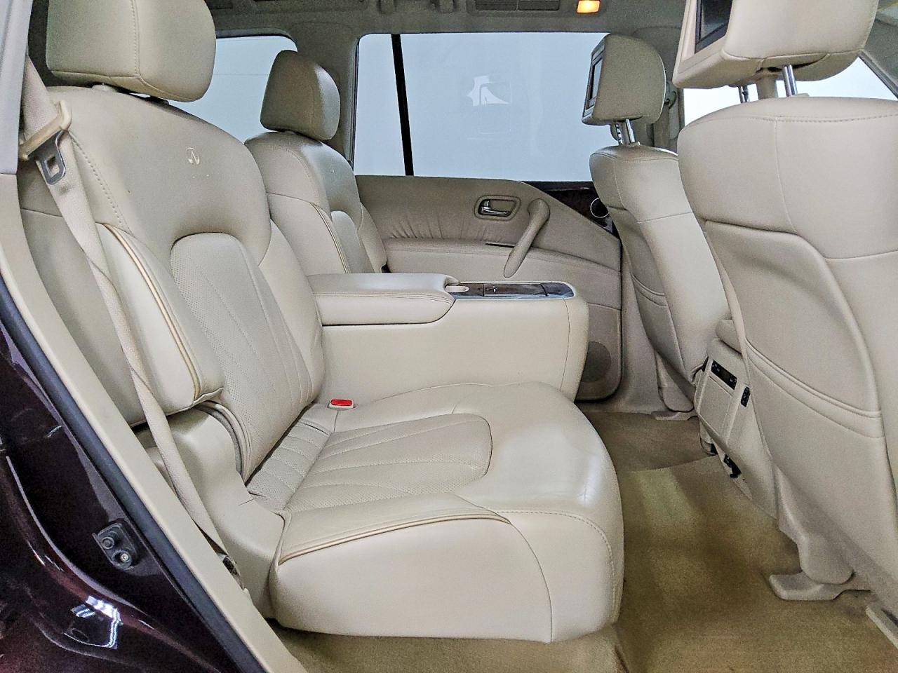 2012 Infiniti Qx56 Base Burgundy vin: JN8AZ2NE2C9022922