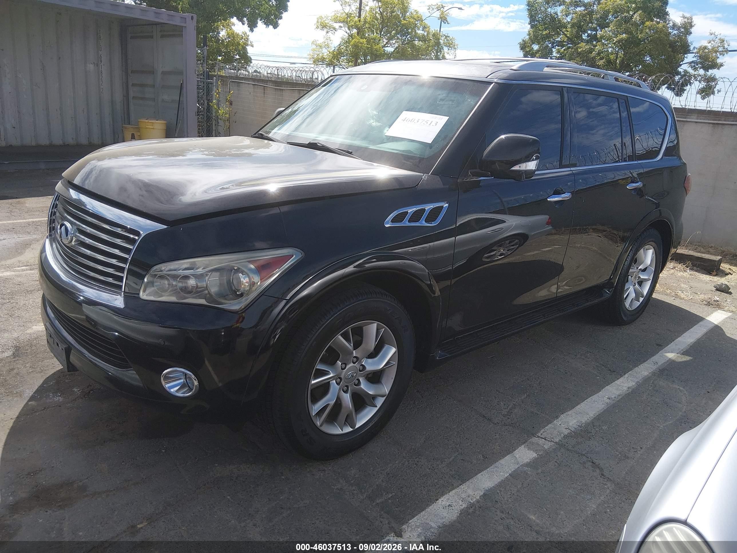 2013 Infiniti Qx56   Black vin: JN8AZ2NE2D9040788