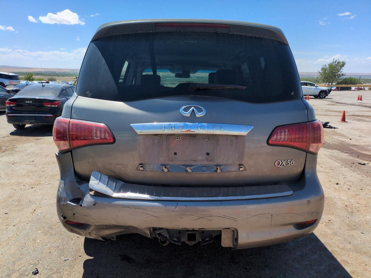 2013 Infiniti Qx56 Base Gray vin: JN8AZ2NE2D9042363