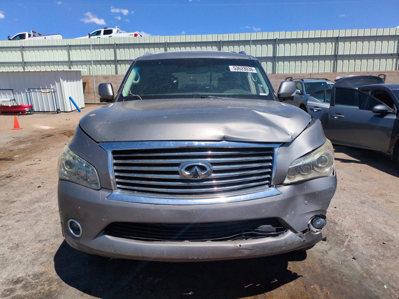 2013 Infiniti Qx56 Base Gray vin: JN8AZ2NE2D9042363