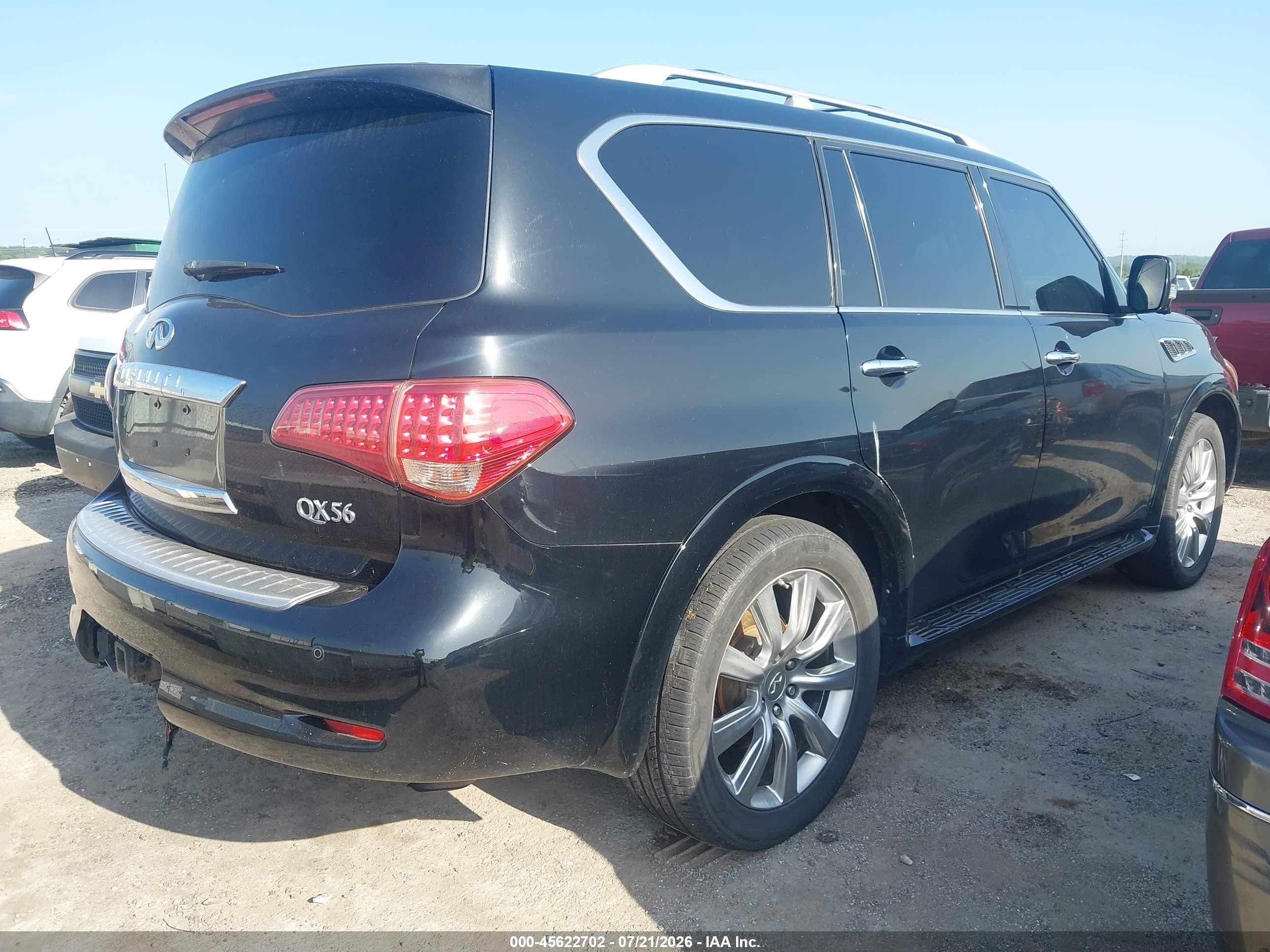 2013 Infiniti Qx56   Black vin: JN8AZ2NE2D9042928