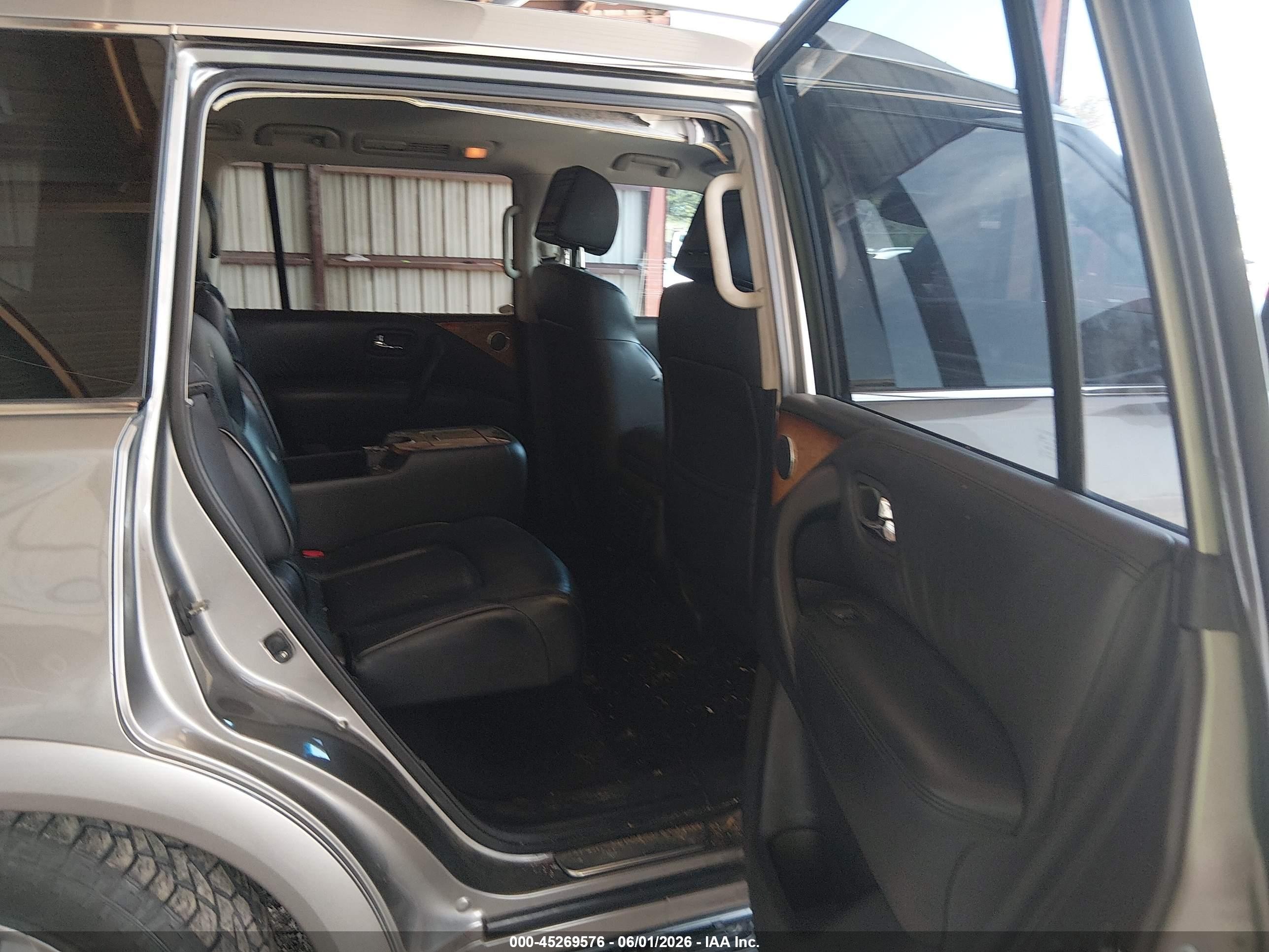 2013 Infiniti Qx56 Gray vin: JN8AZ2NE2D9060006