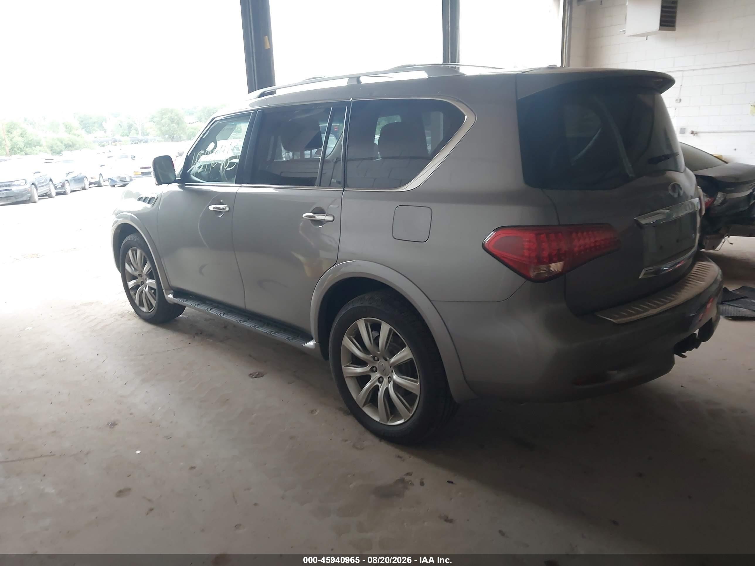 2013 Infiniti Qx56   Silver vin: JN8AZ2NE2D9061317