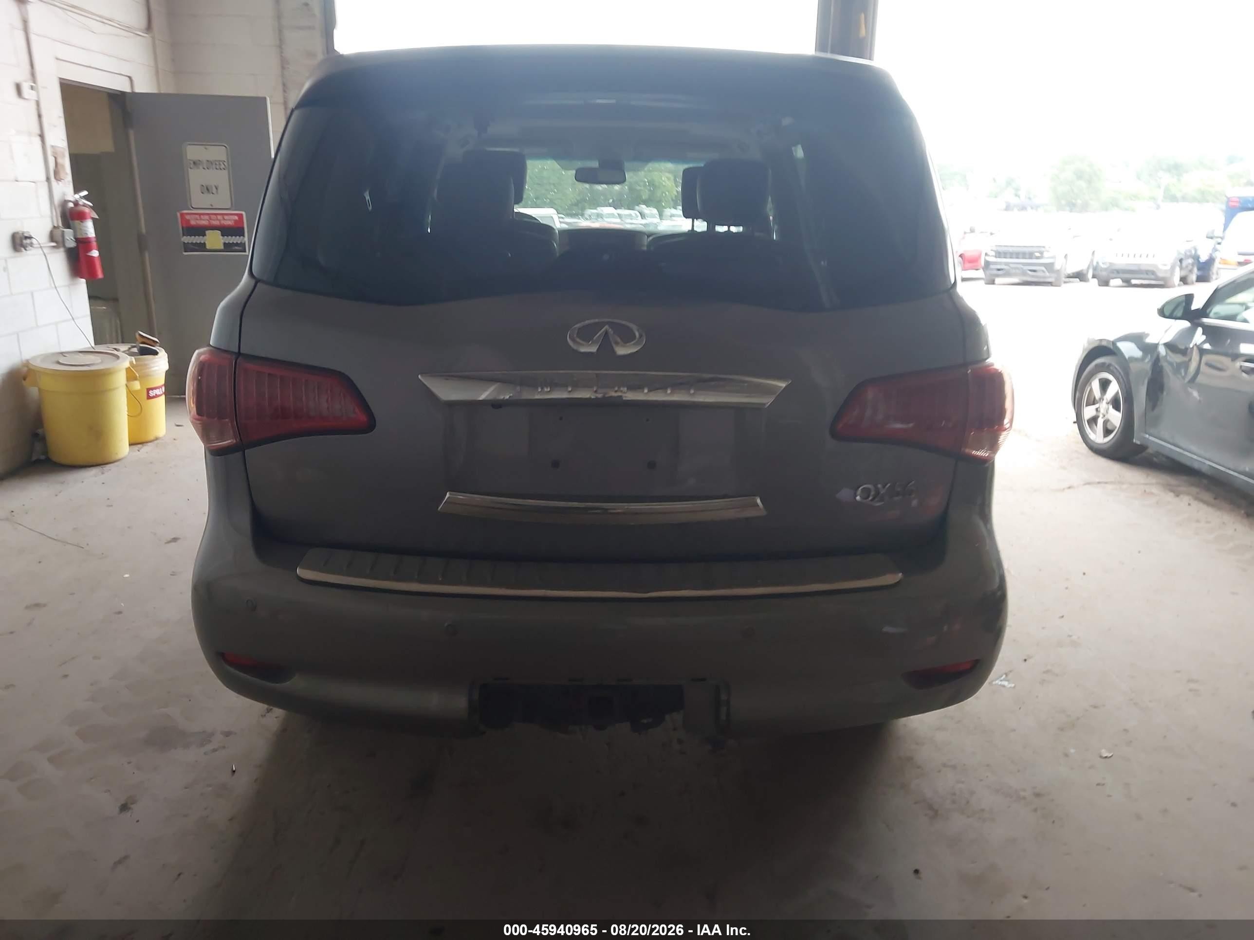 2013 Infiniti Qx56   Silver vin: JN8AZ2NE2D9061317