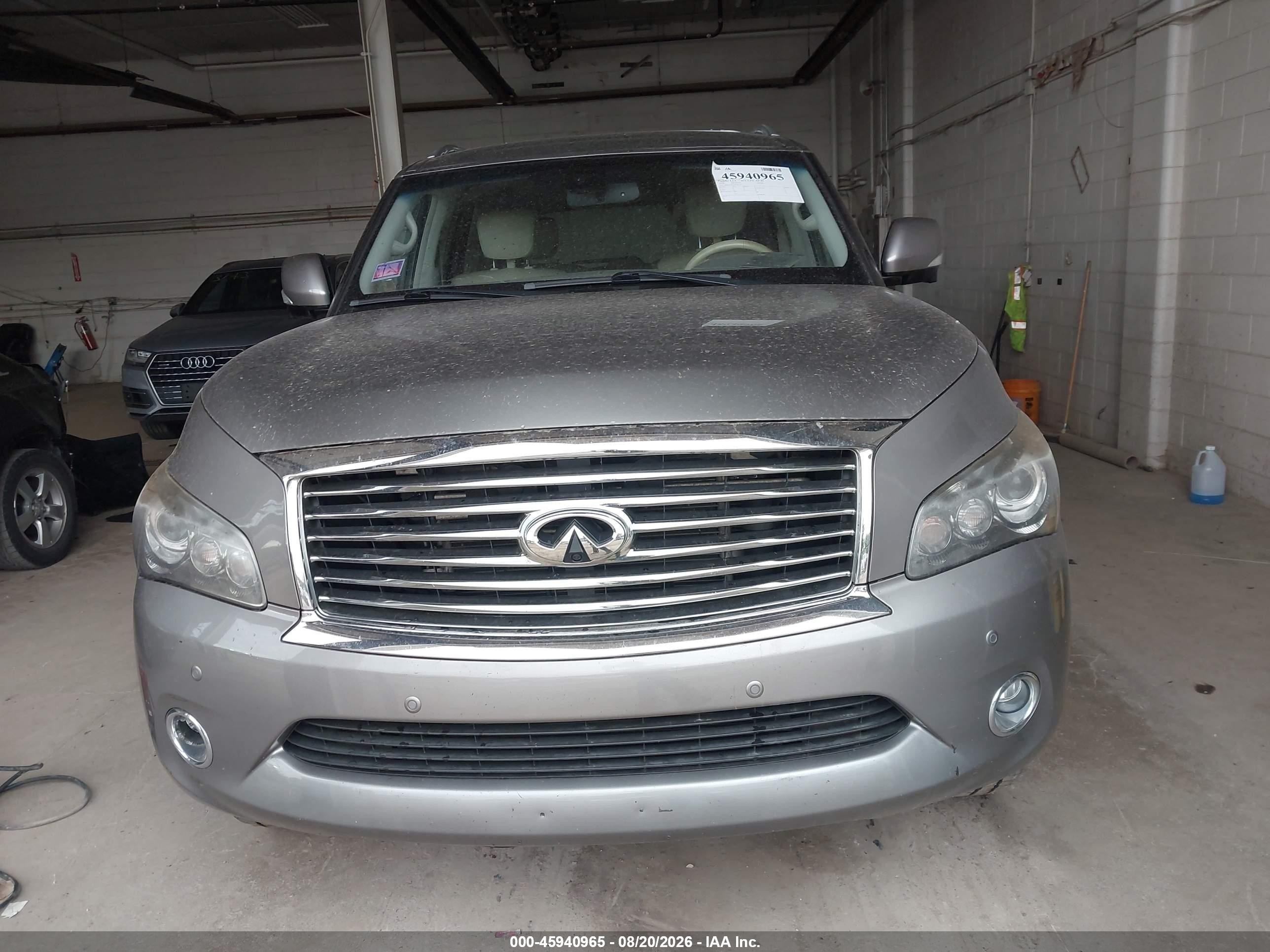 2013 Infiniti Qx56   Silver vin: JN8AZ2NE2D9061317