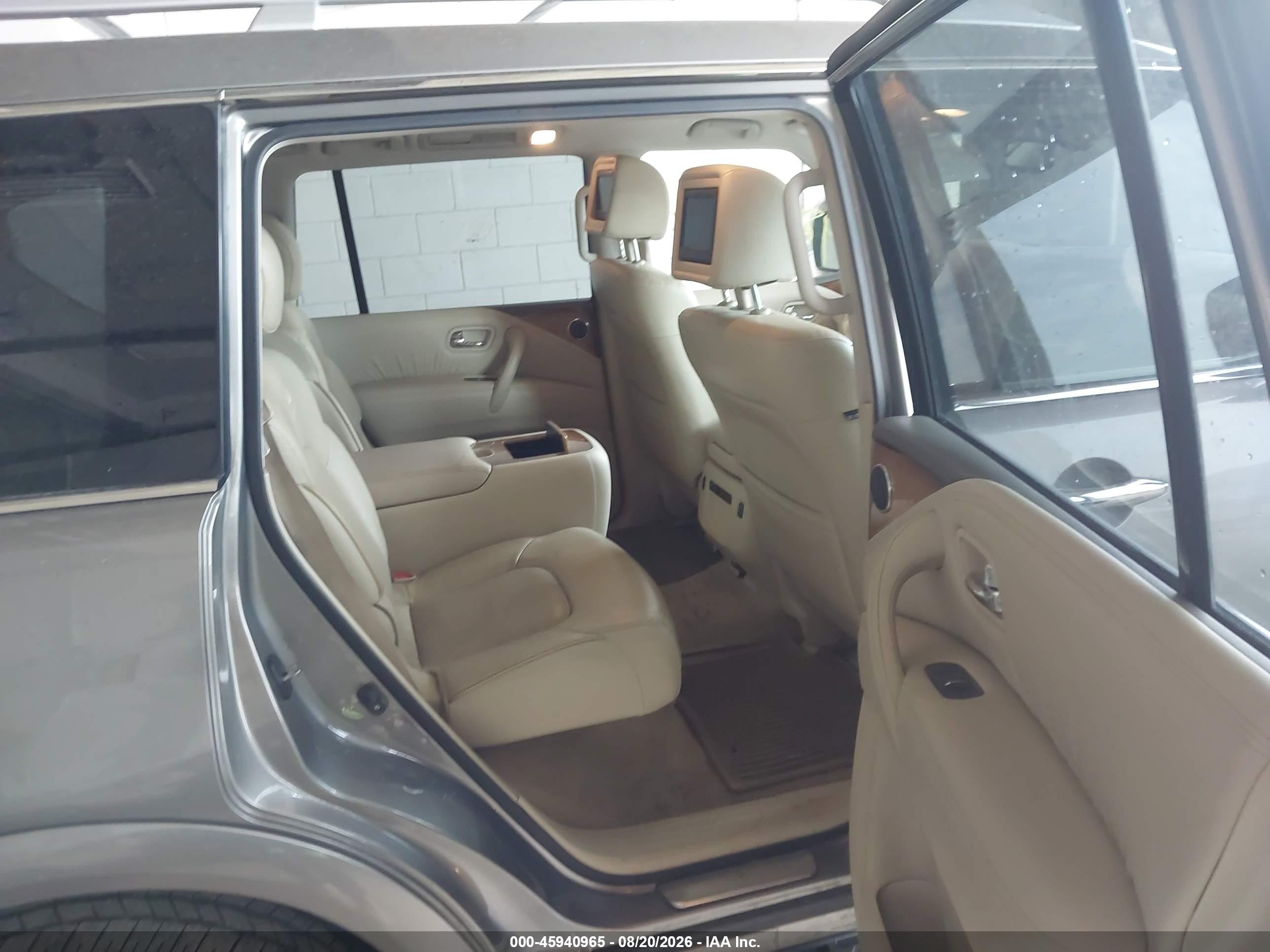 2013 Infiniti Qx56   Silver vin: JN8AZ2NE2D9061317
