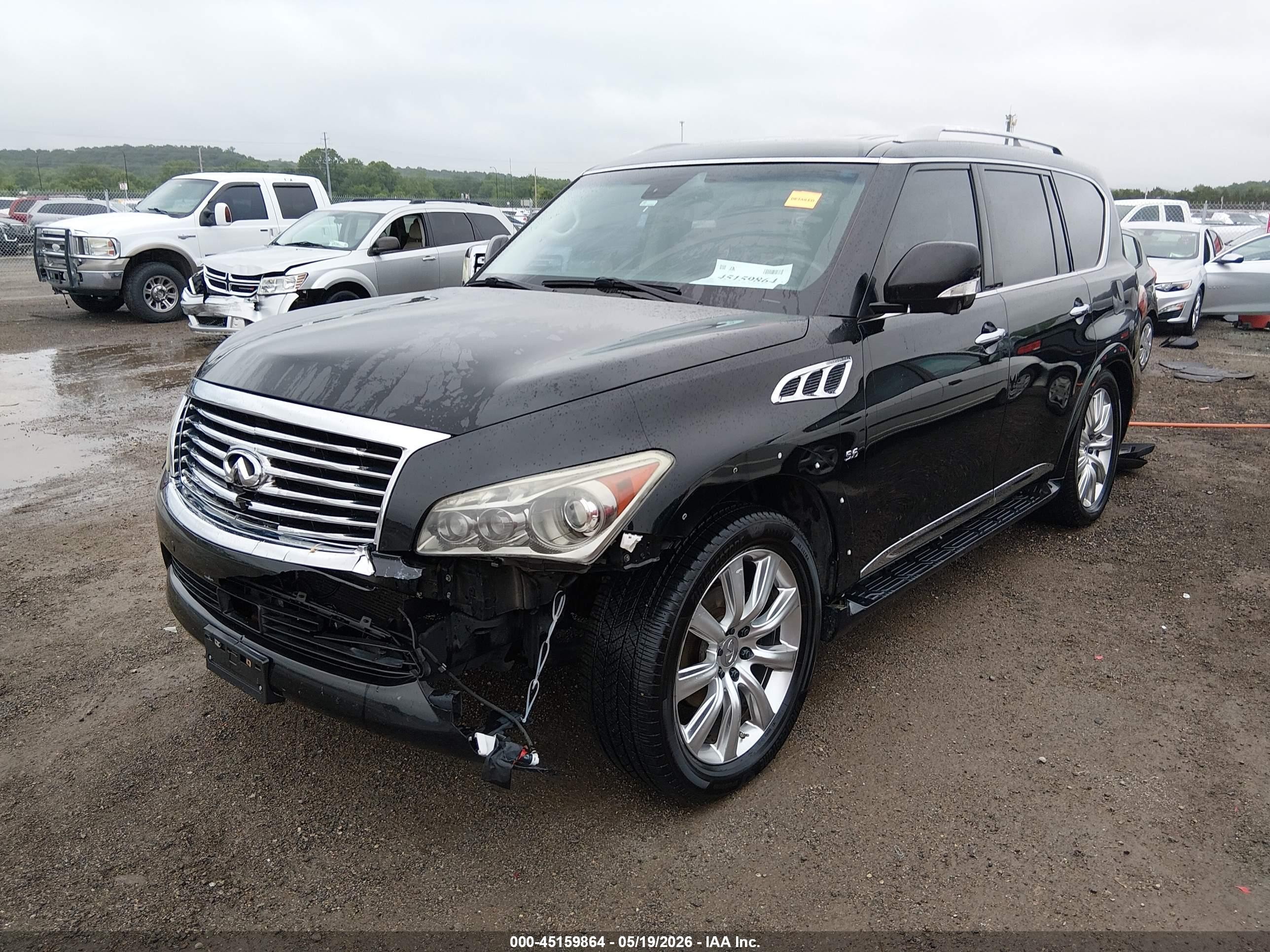 2014 Infiniti Qx80   Black vin: JN8AZ2NE2E9062839