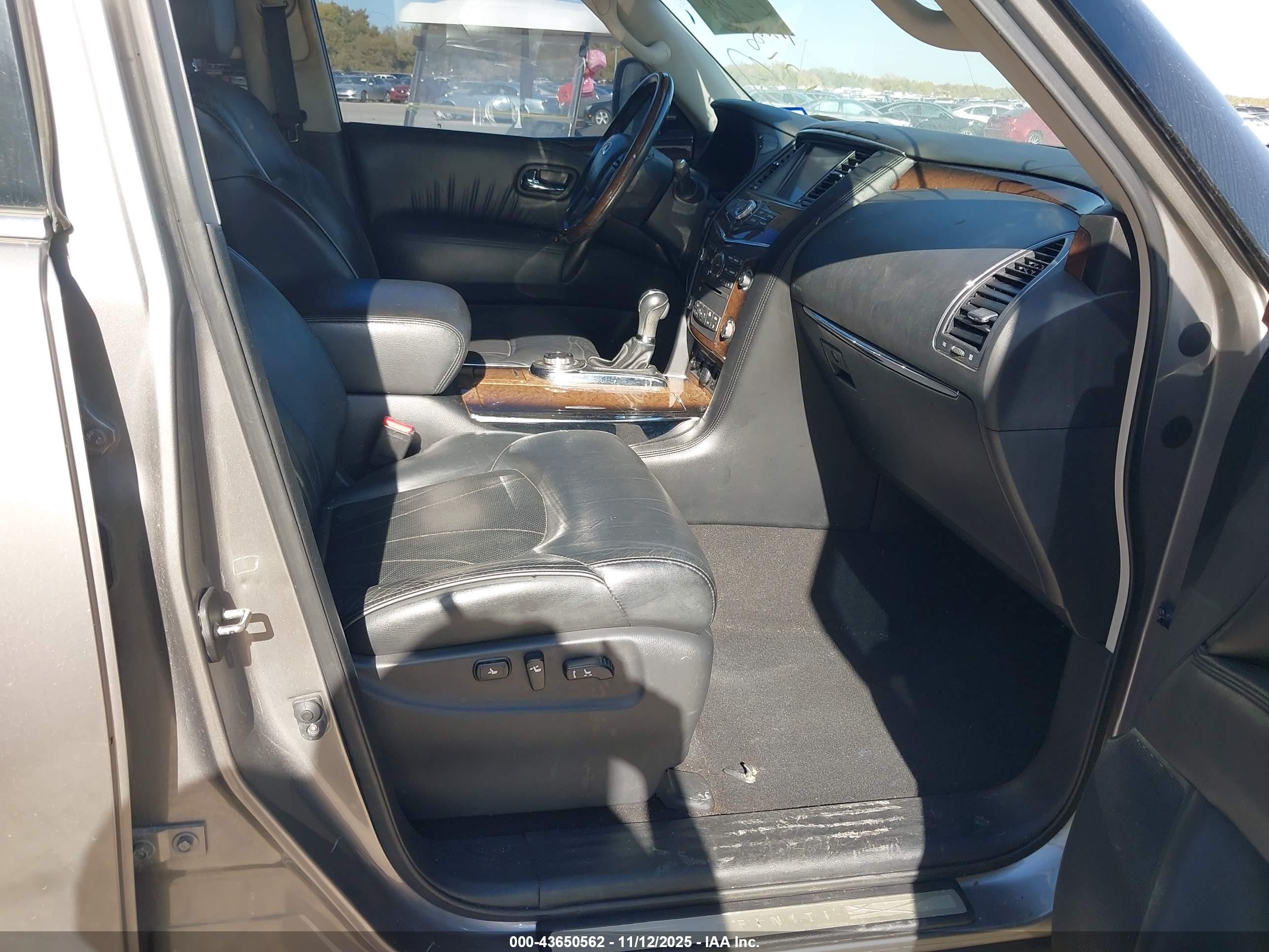 2014 Infiniti Qx80   Gray vin: JN8AZ2NE2E9063246