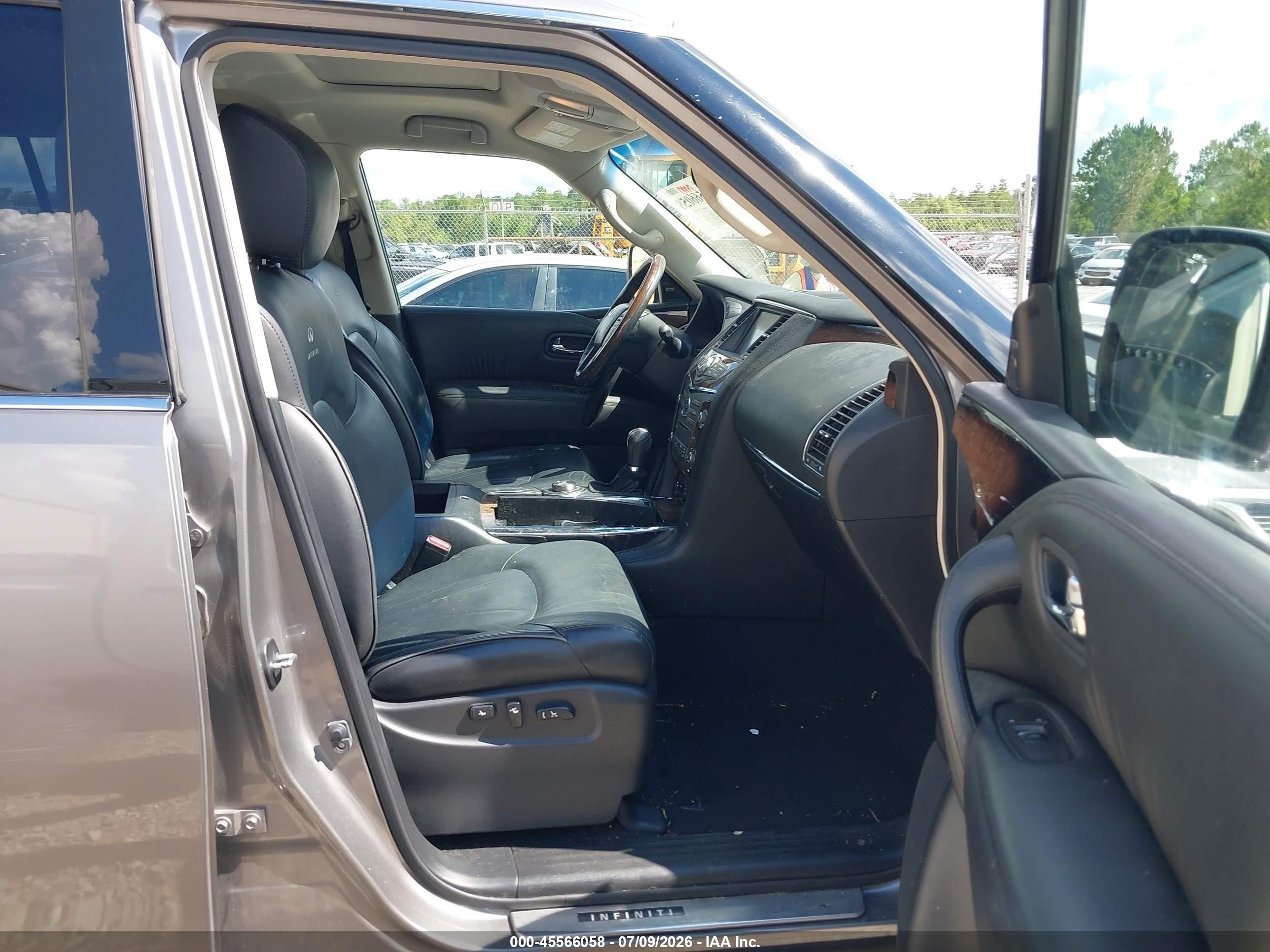 2014 Infiniti Qx80   Gray vin: JN8AZ2NE2E9063568