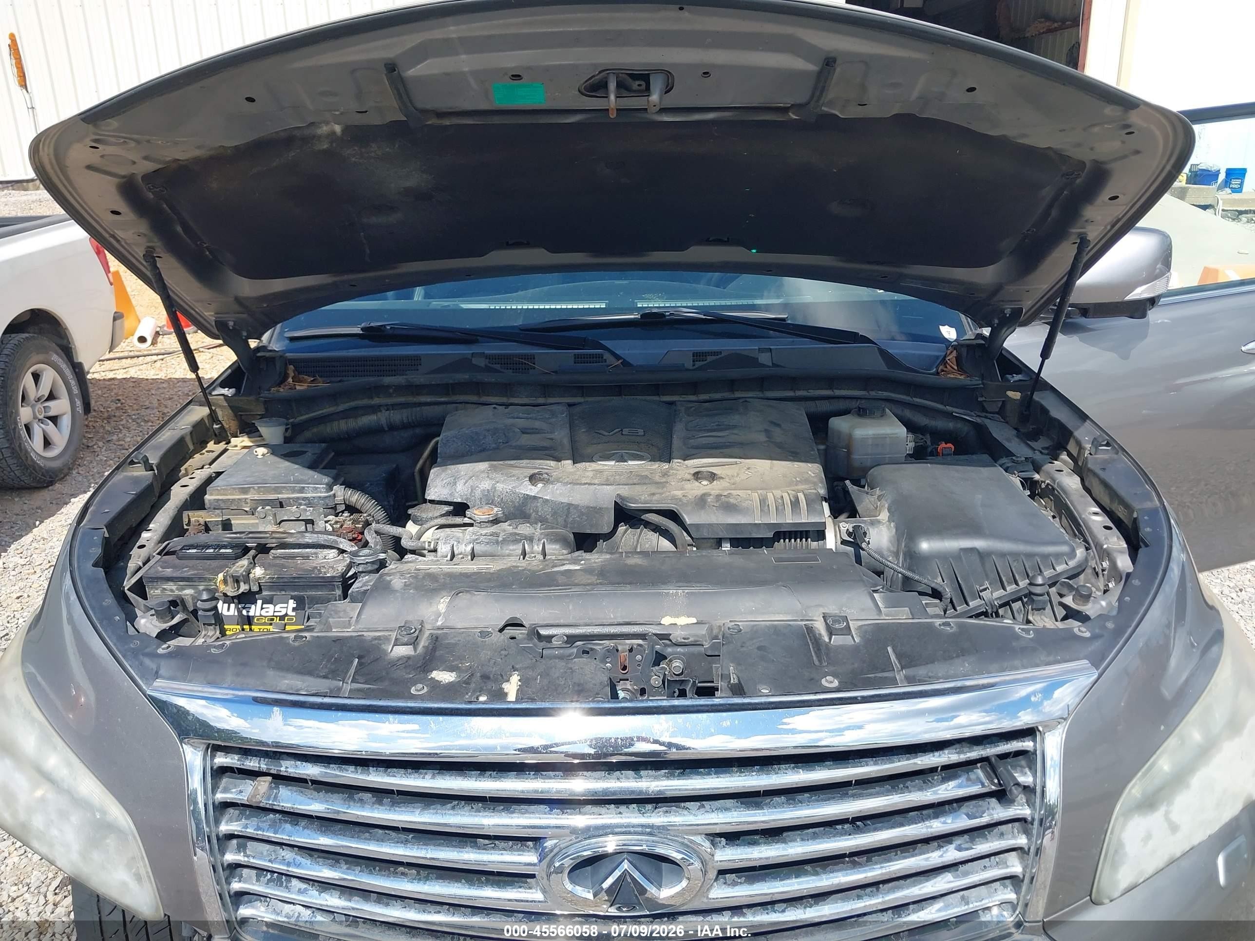 2014 Infiniti Qx80   Gray vin: JN8AZ2NE2E9063568
