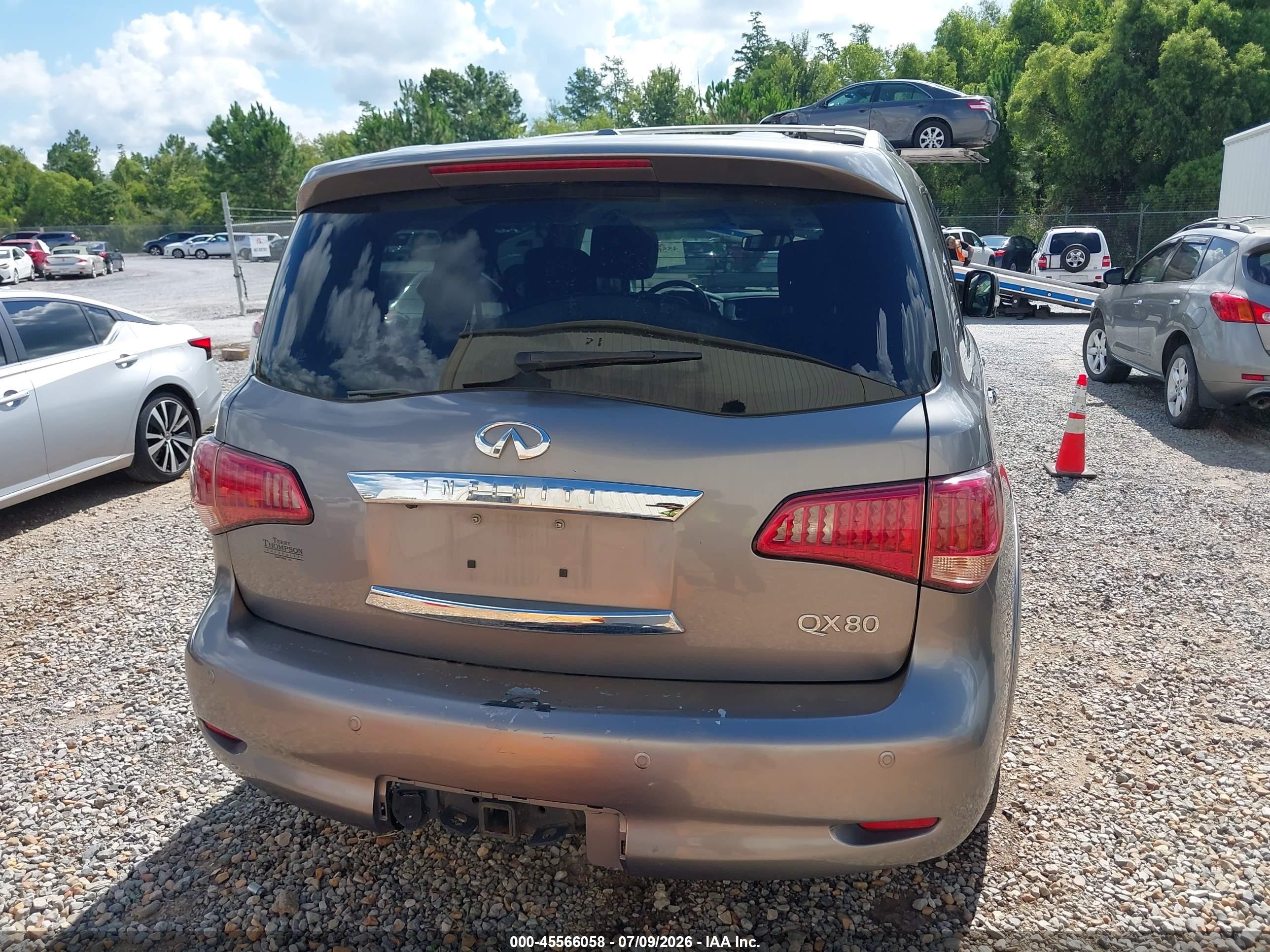 2014 Infiniti Qx80   Gray vin: JN8AZ2NE2E9063568
