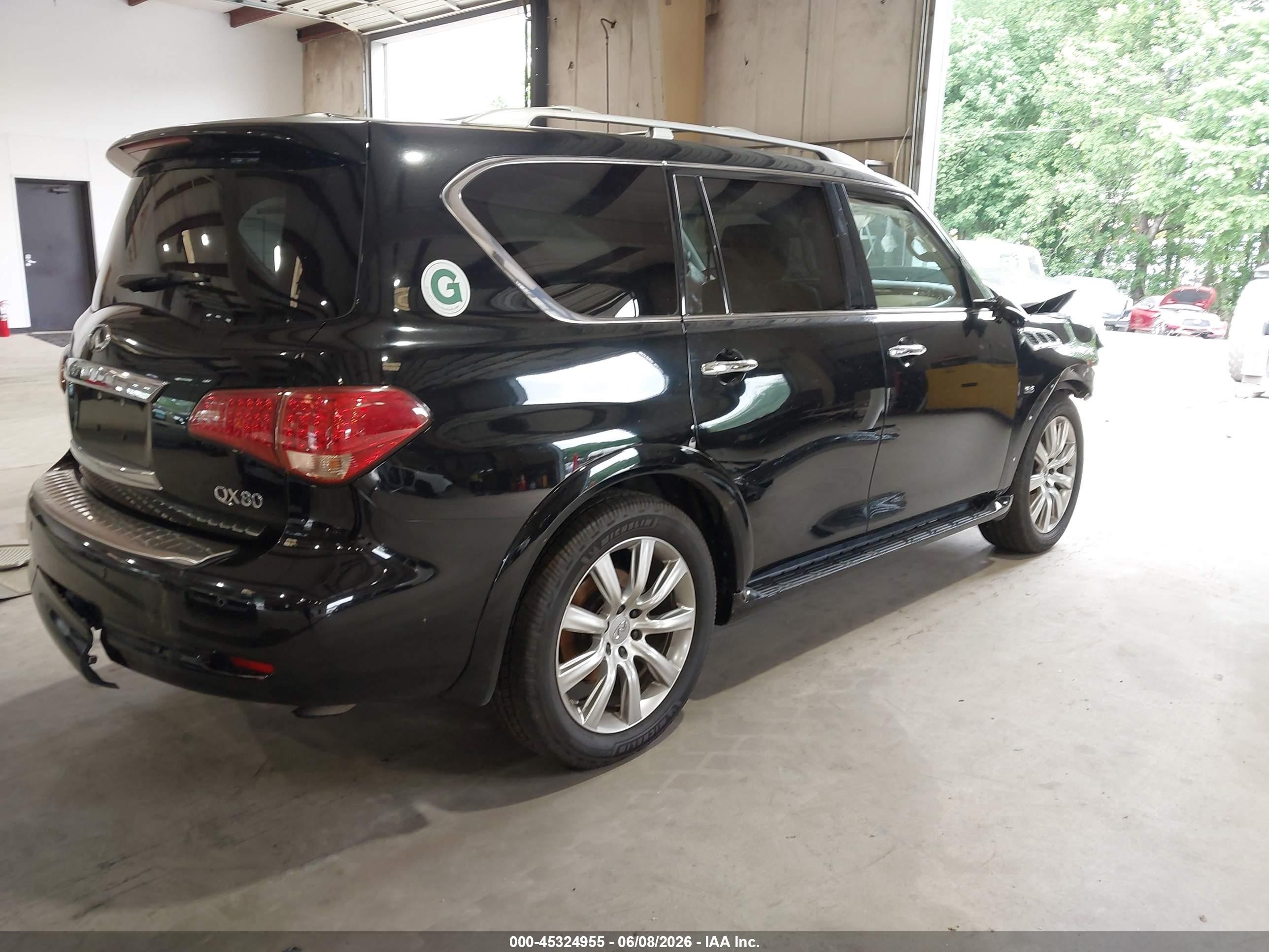 2014 Infiniti Qx80   Black vin: JN8AZ2NE2E9066194