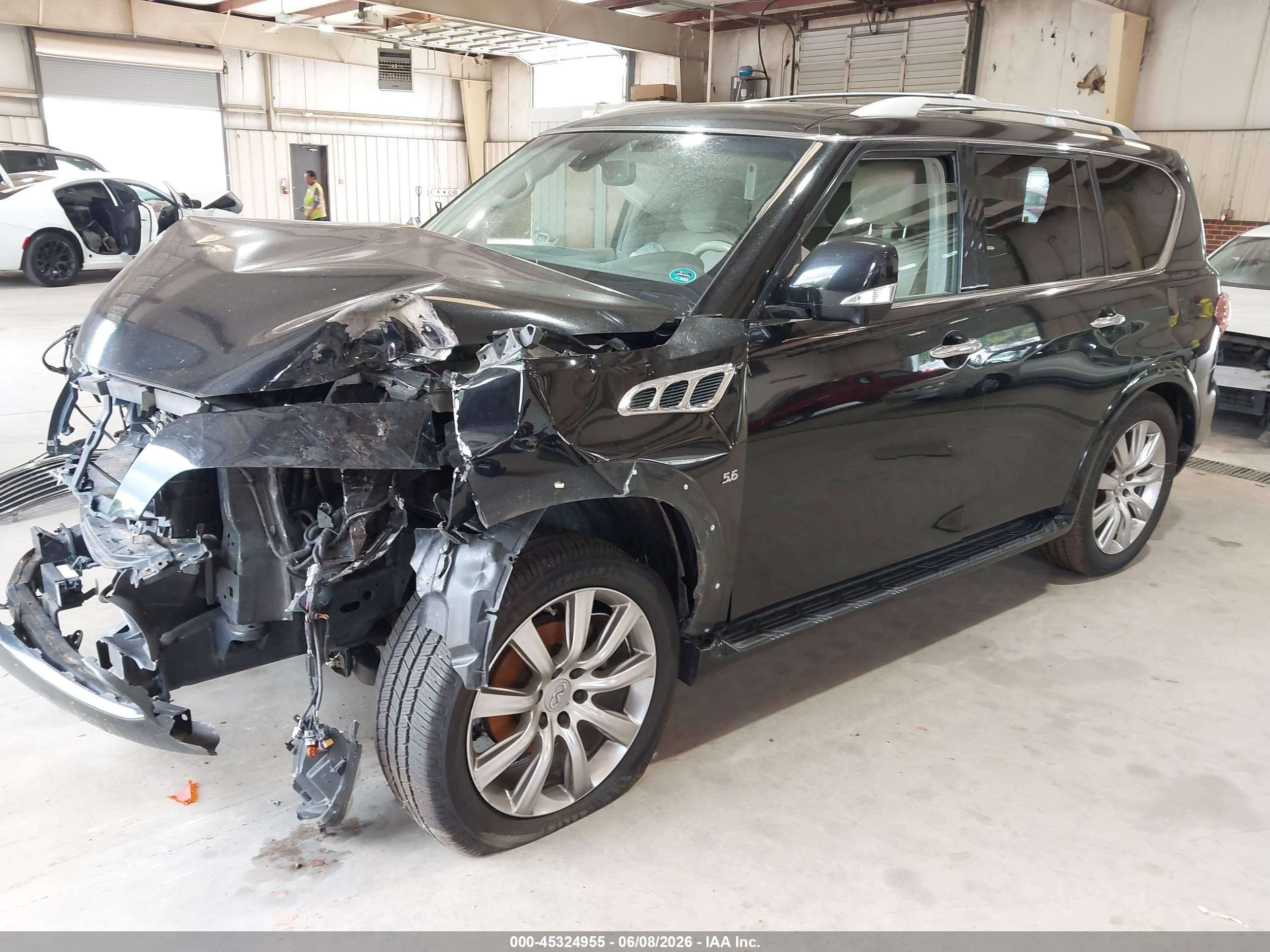 2014 Infiniti Qx80   Black vin: JN8AZ2NE2E9066194
