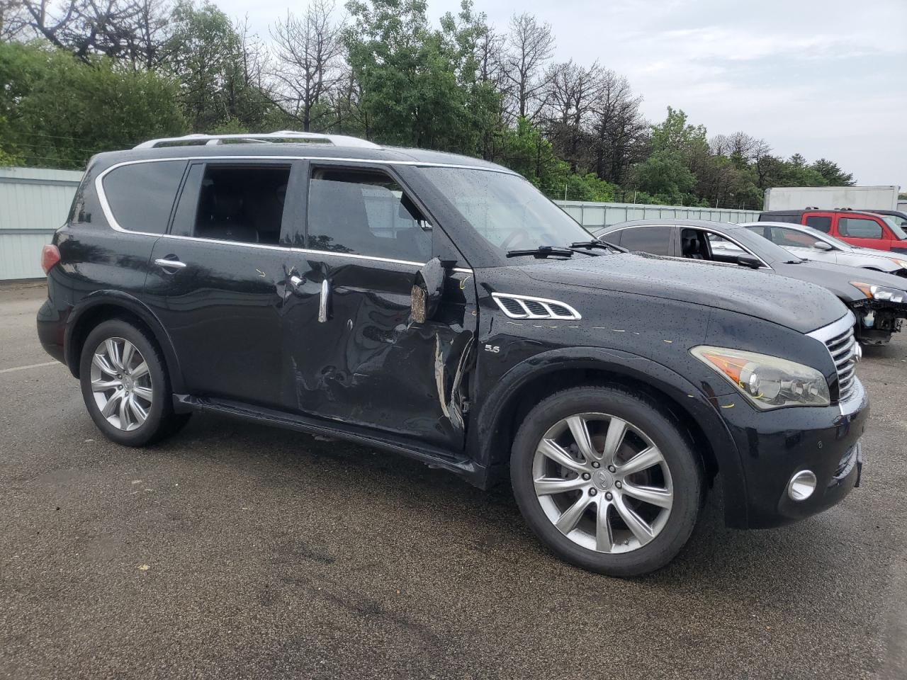 2014 Infiniti Qx80 Black vin: JN8AZ2NE2E9068737