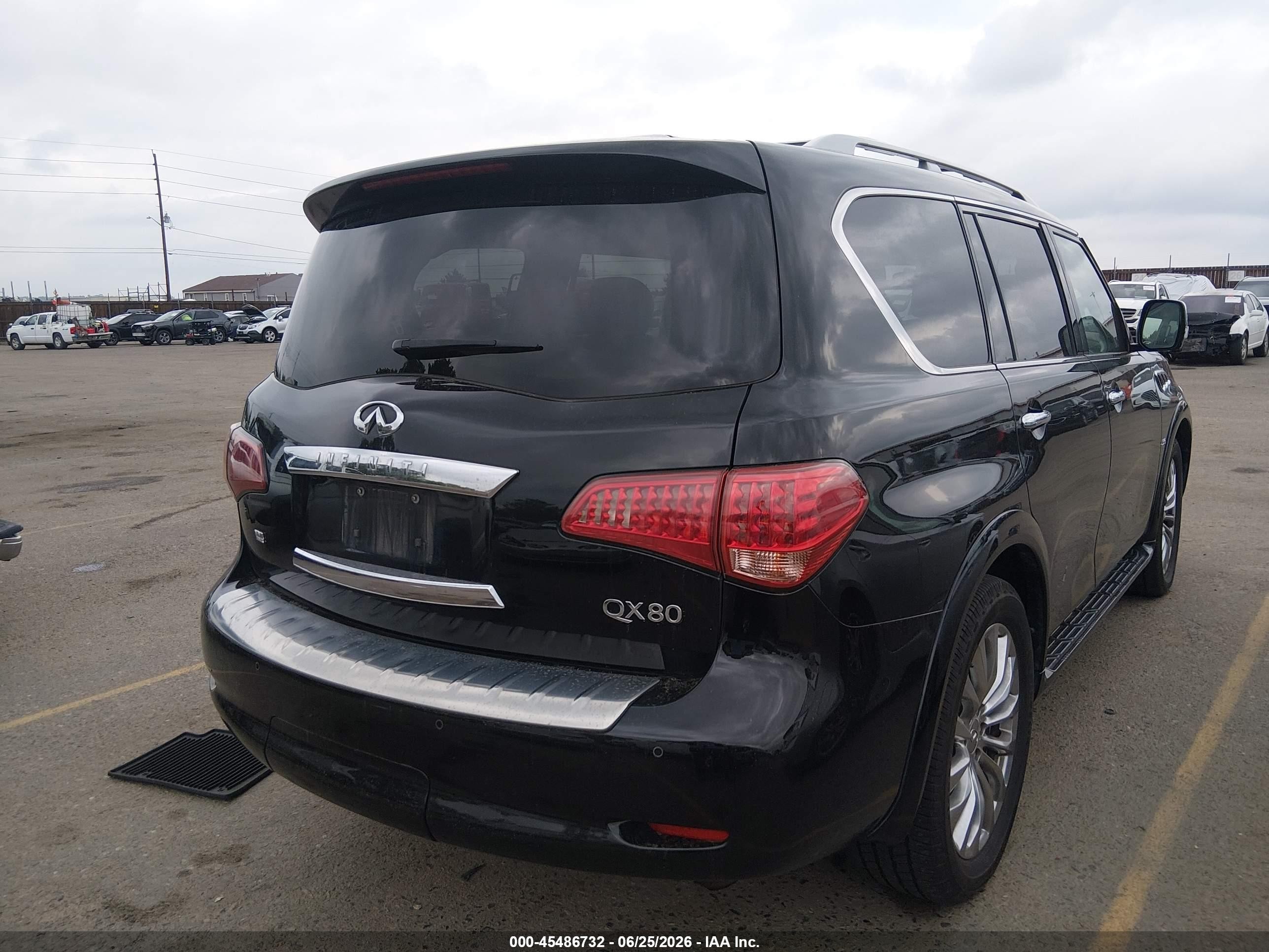 2015 Infiniti Qx80   Black vin: JN8AZ2NE2F9080579