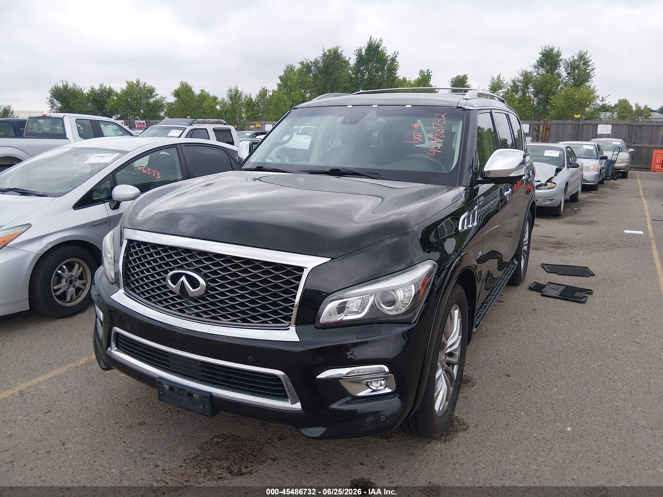 2015 Infiniti Qx80   Black vin: JN8AZ2NE2F9080579