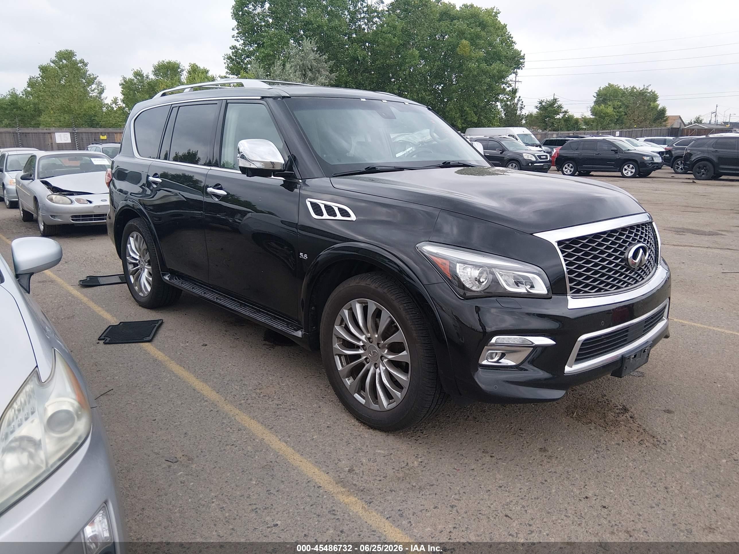 2015 Infiniti Qx80   Black vin: JN8AZ2NE2F9080579