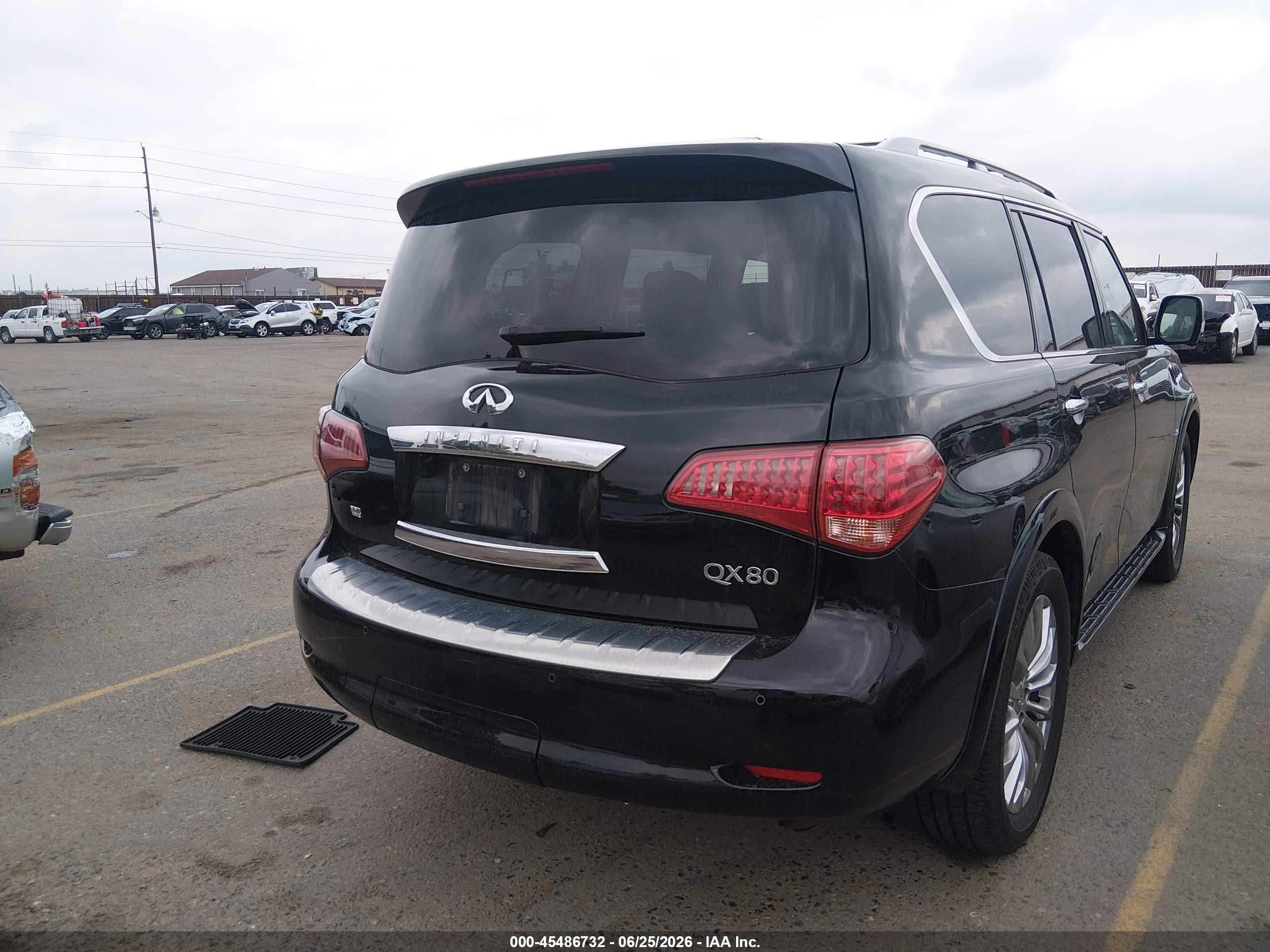 2015 Infiniti Qx80   Black vin: JN8AZ2NE2F9080579