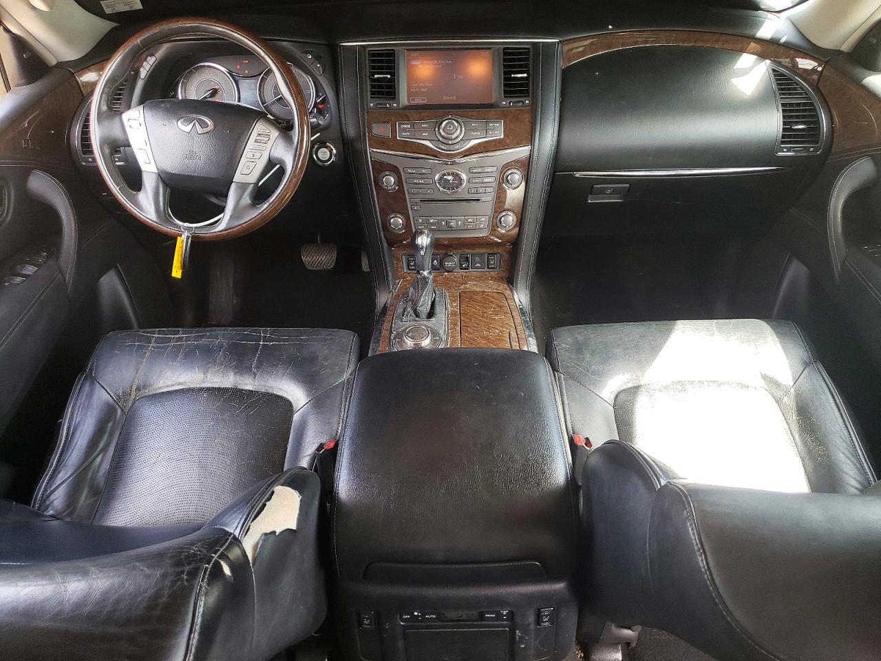 2015 Infiniti Qx80 Base White vin: JN8AZ2NE2F9080646