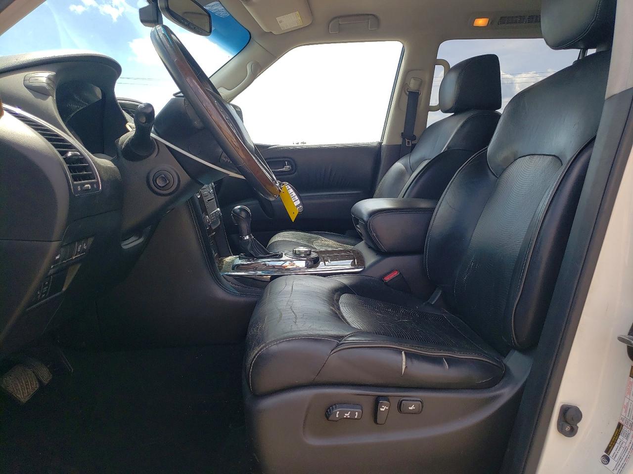 2015 Infiniti Qx80 Base White vin: JN8AZ2NE2F9080646