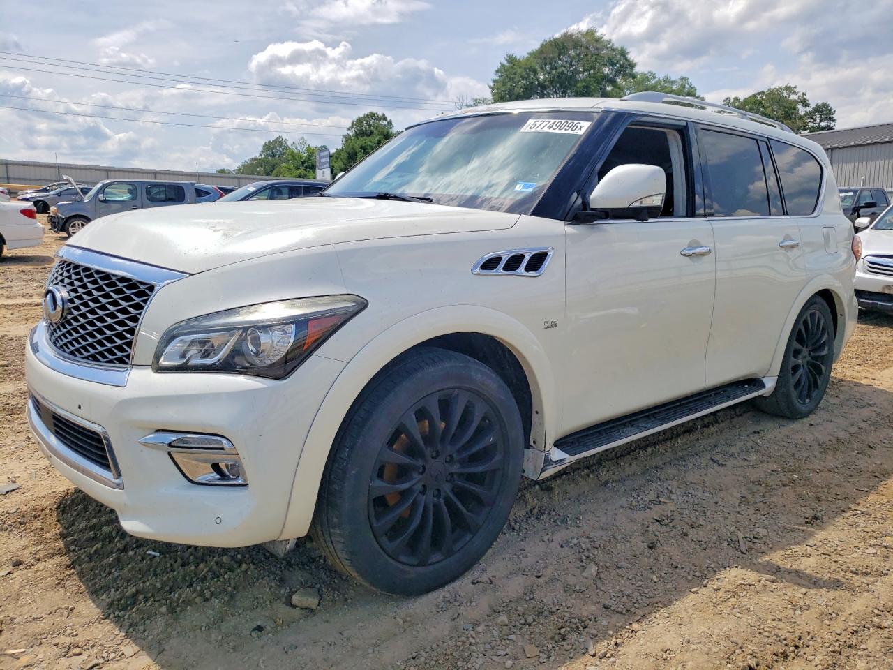 2015 Infiniti Qx80 Base Белый vin: JN8AZ2NE2F9080646