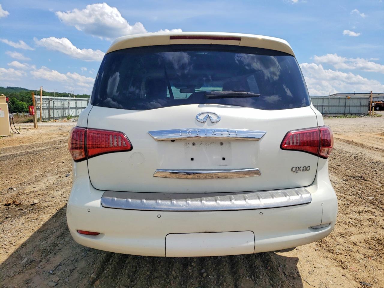 2015 Infiniti Qx80 Base White vin: JN8AZ2NE2F9080646