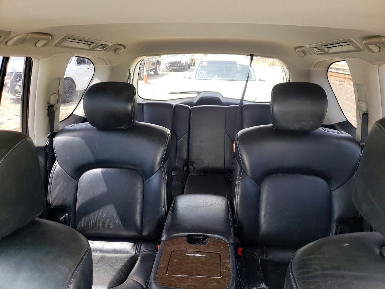 2015 Infiniti Qx80 Base White vin: JN8AZ2NE2F9080646