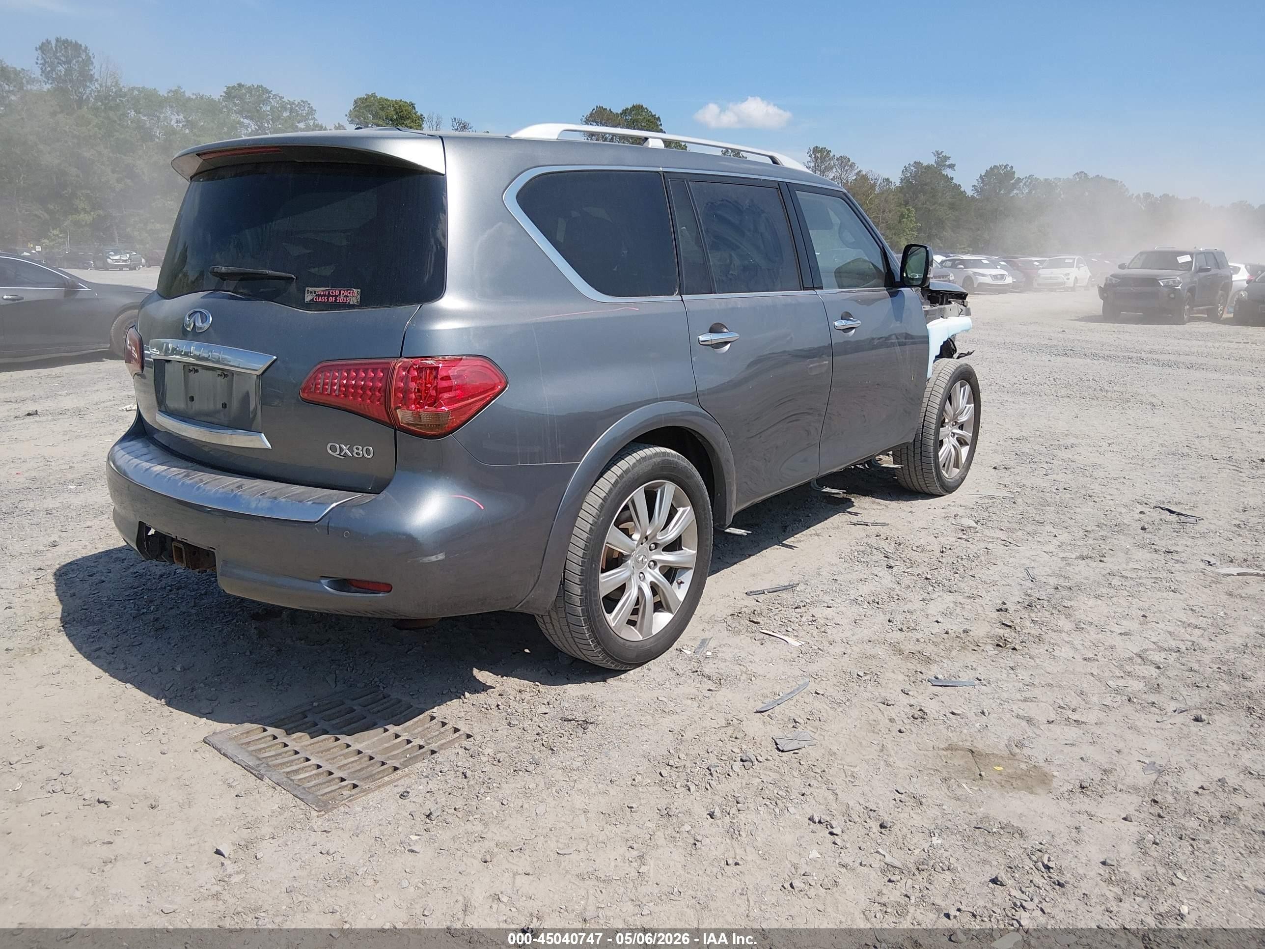 2015 Infiniti Qx80 Limited Gray vin: JN8AZ2NE2F9082817