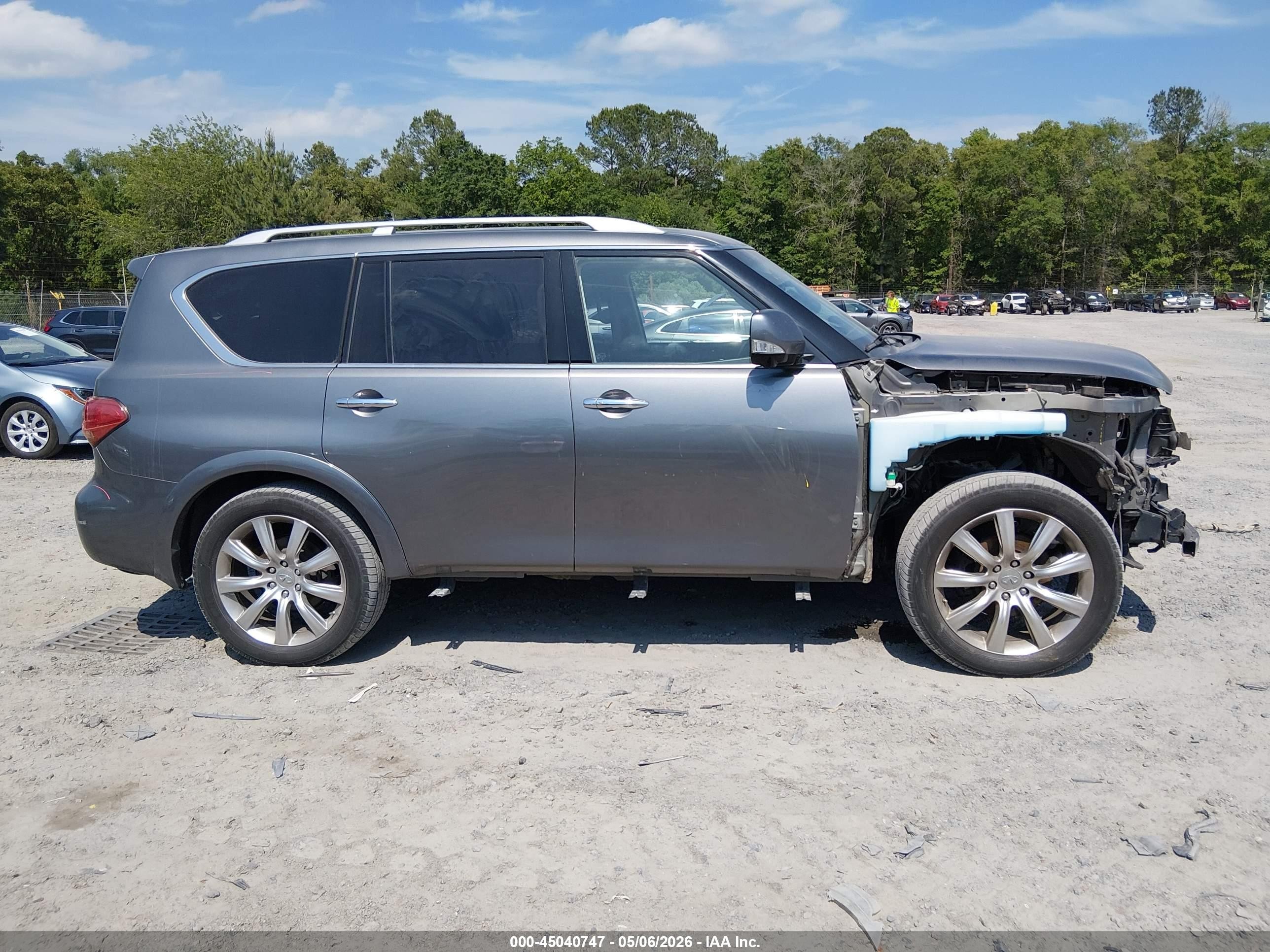 2015 Infiniti Qx80 Limited Gray vin: JN8AZ2NE2F9082817