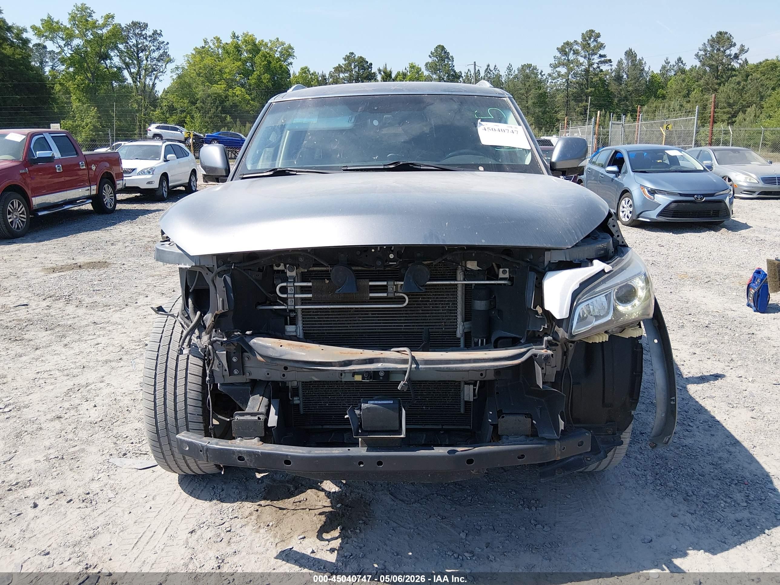 2015 Infiniti Qx80 Limited Gray vin: JN8AZ2NE2F9082817