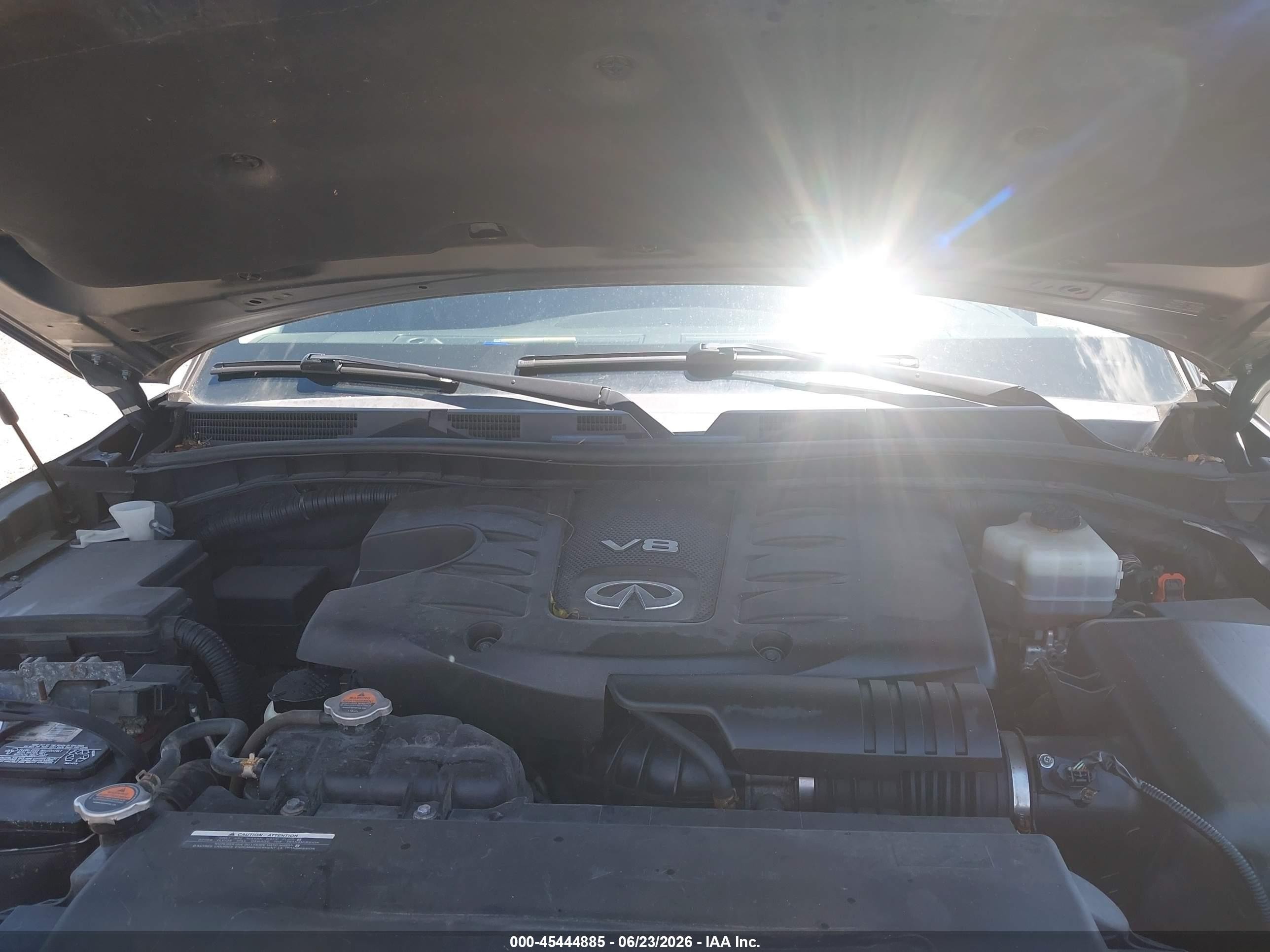 2015 Infiniti Qx80   Gray vin: JN8AZ2NE2F9083417