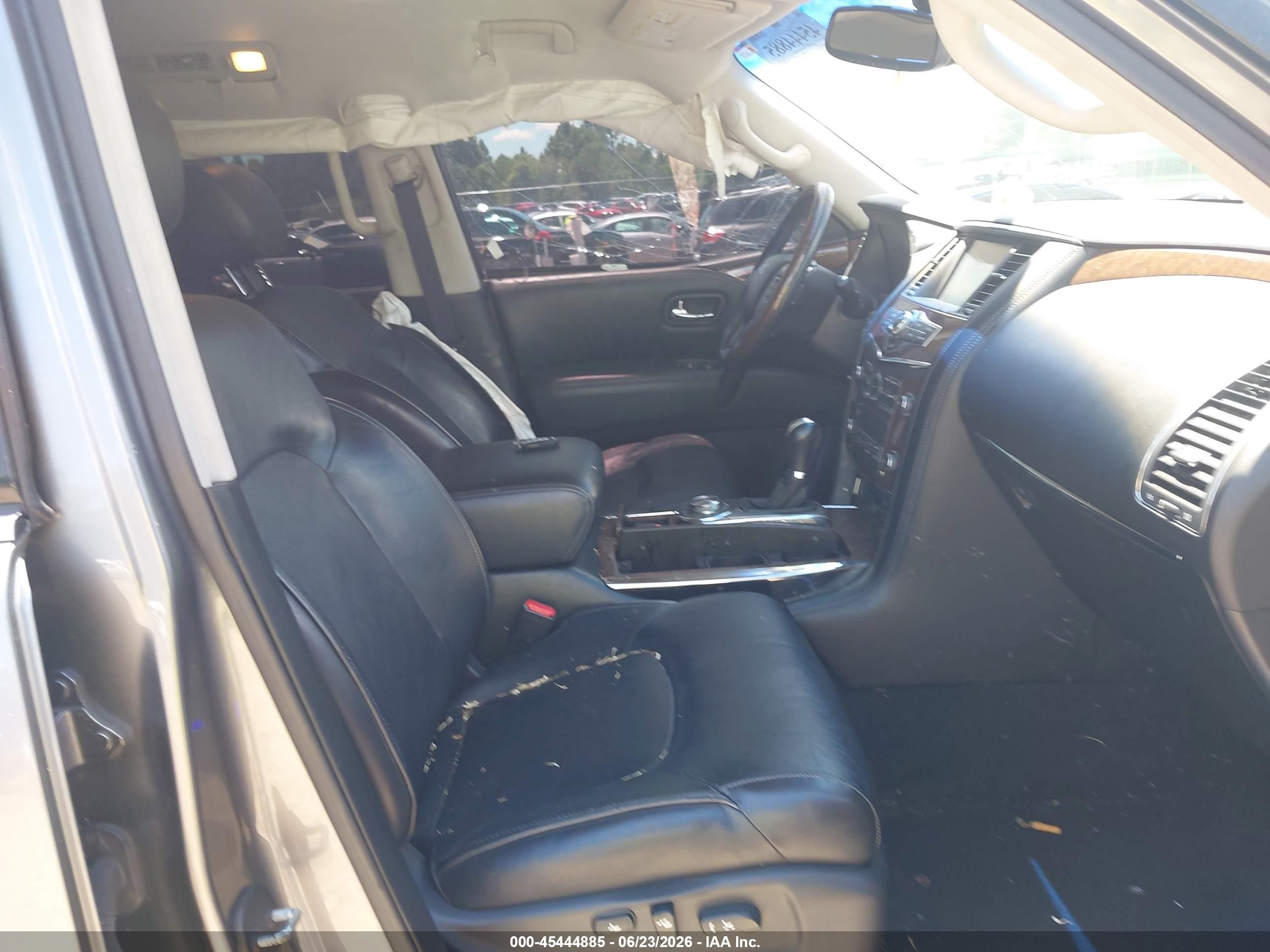 2015 Infiniti Qx80   Gray vin: JN8AZ2NE2F9083417