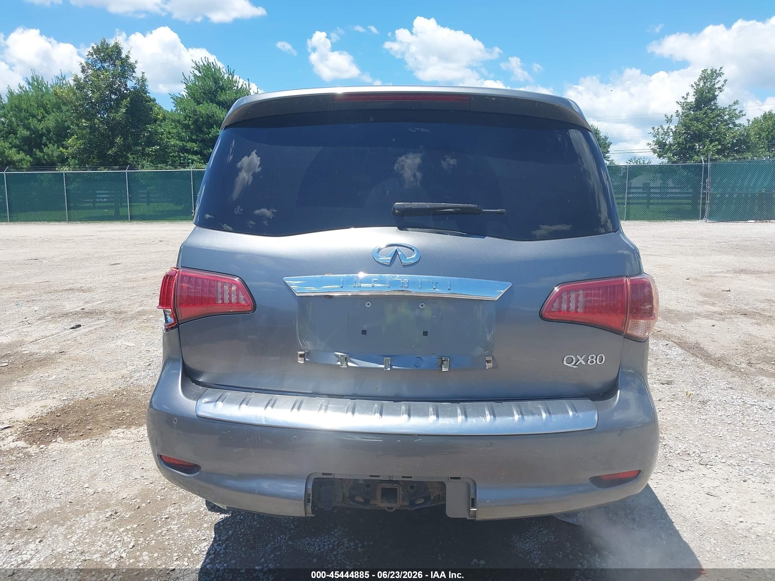 2015 Infiniti Qx80   Gray vin: JN8AZ2NE2F9083417