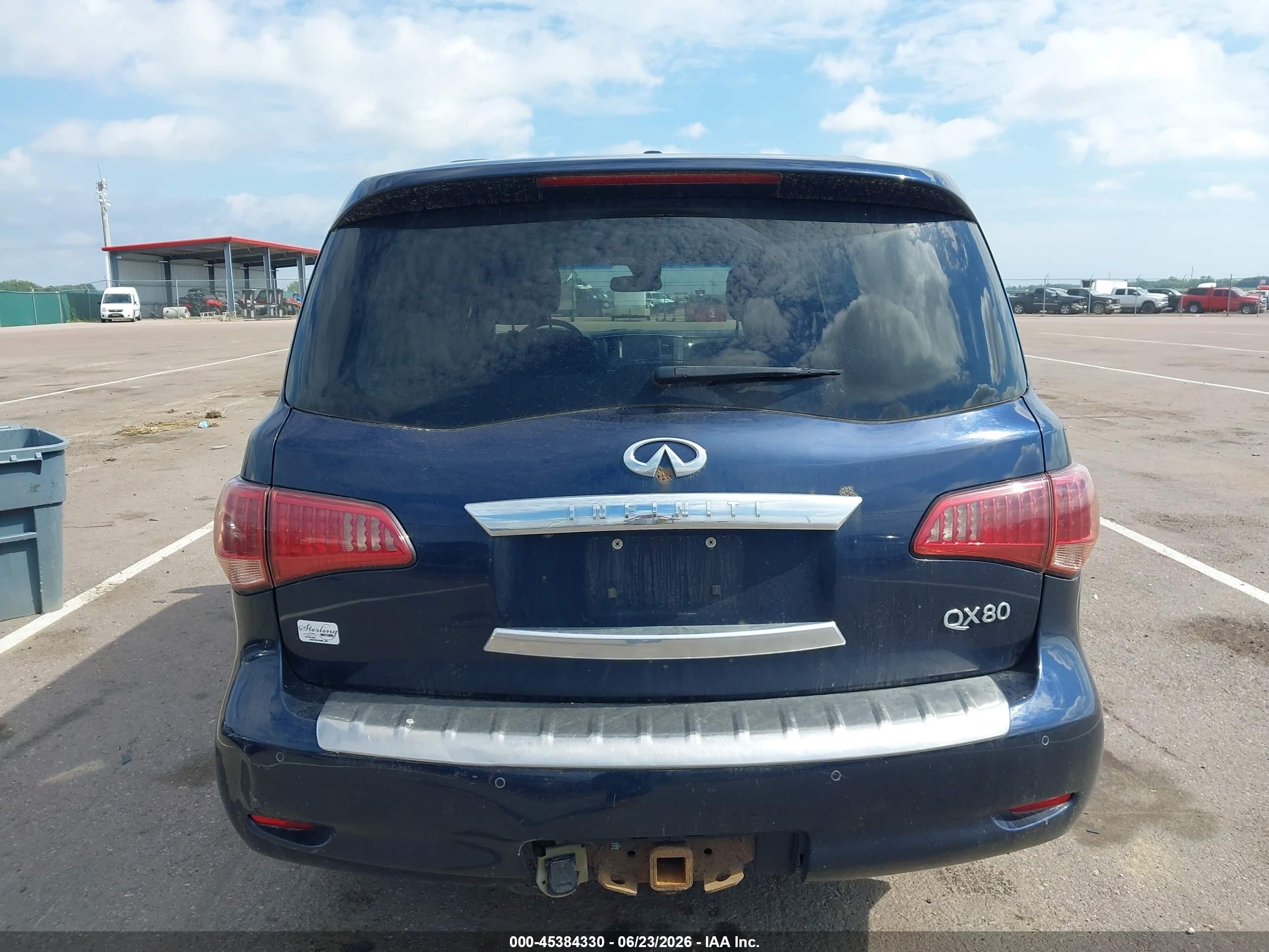 2015 Infiniti Qx80 Limited Dark Blue vin: JN8AZ2NE2F9086463