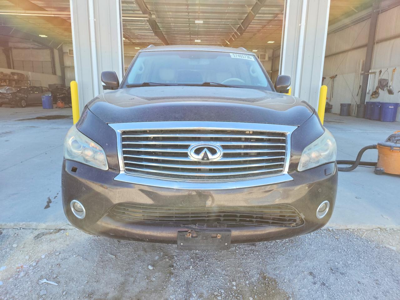 2011 Infiniti Qx56 Base Burgundy vin: JN8AZ2NE3B9000667