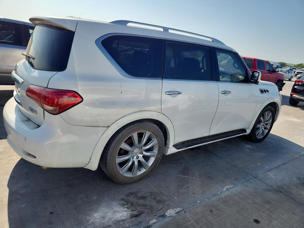 2011 Infiniti Qx56 Base White vin: JN8AZ2NE3B9005111