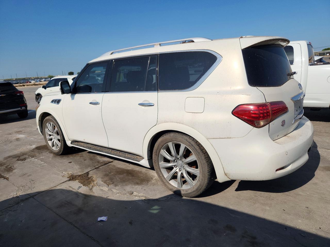 2011 Infiniti Qx56 Base White vin: JN8AZ2NE3B9005111