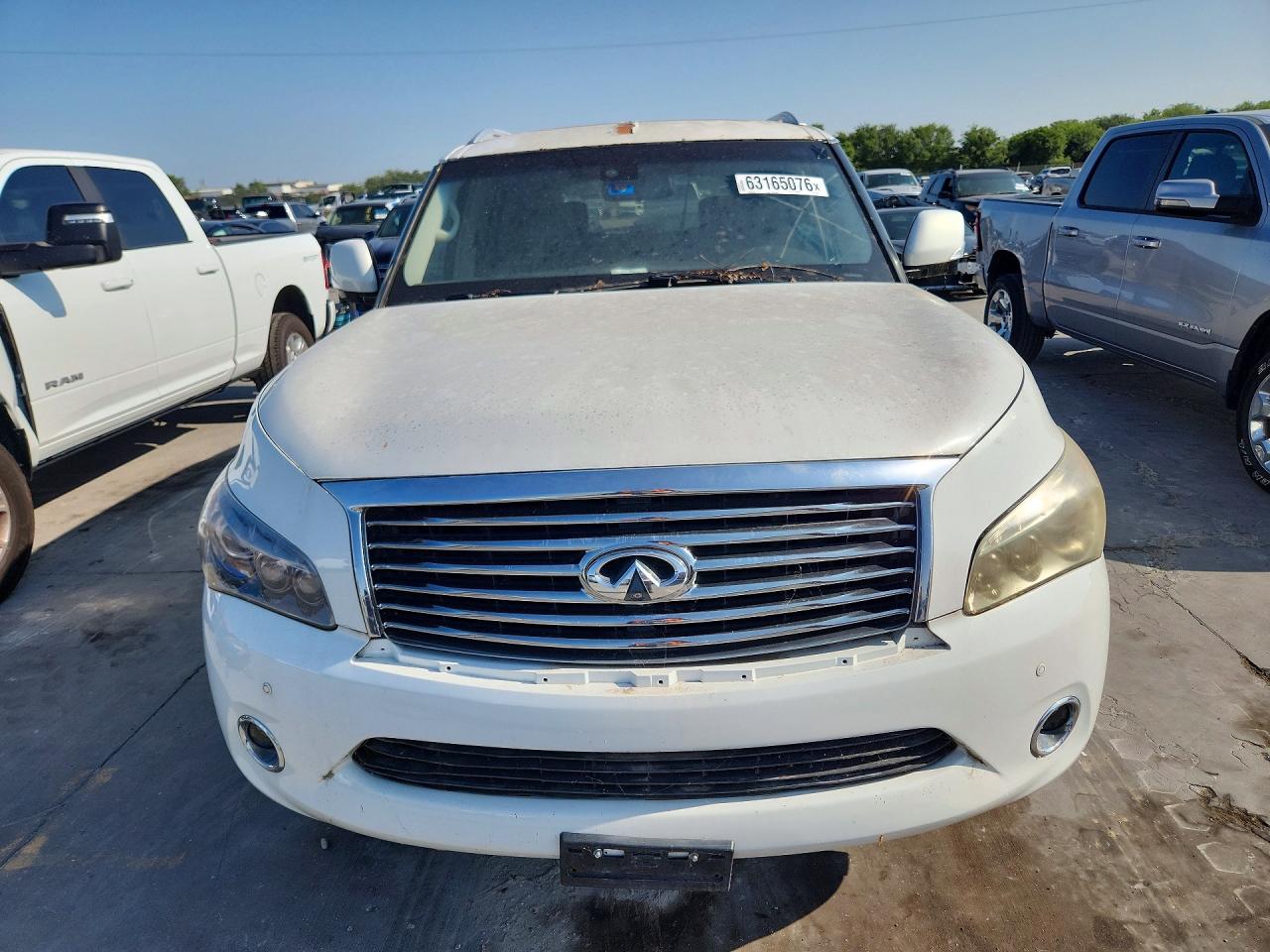 2011 Infiniti Qx56 Base White vin: JN8AZ2NE3B9005111