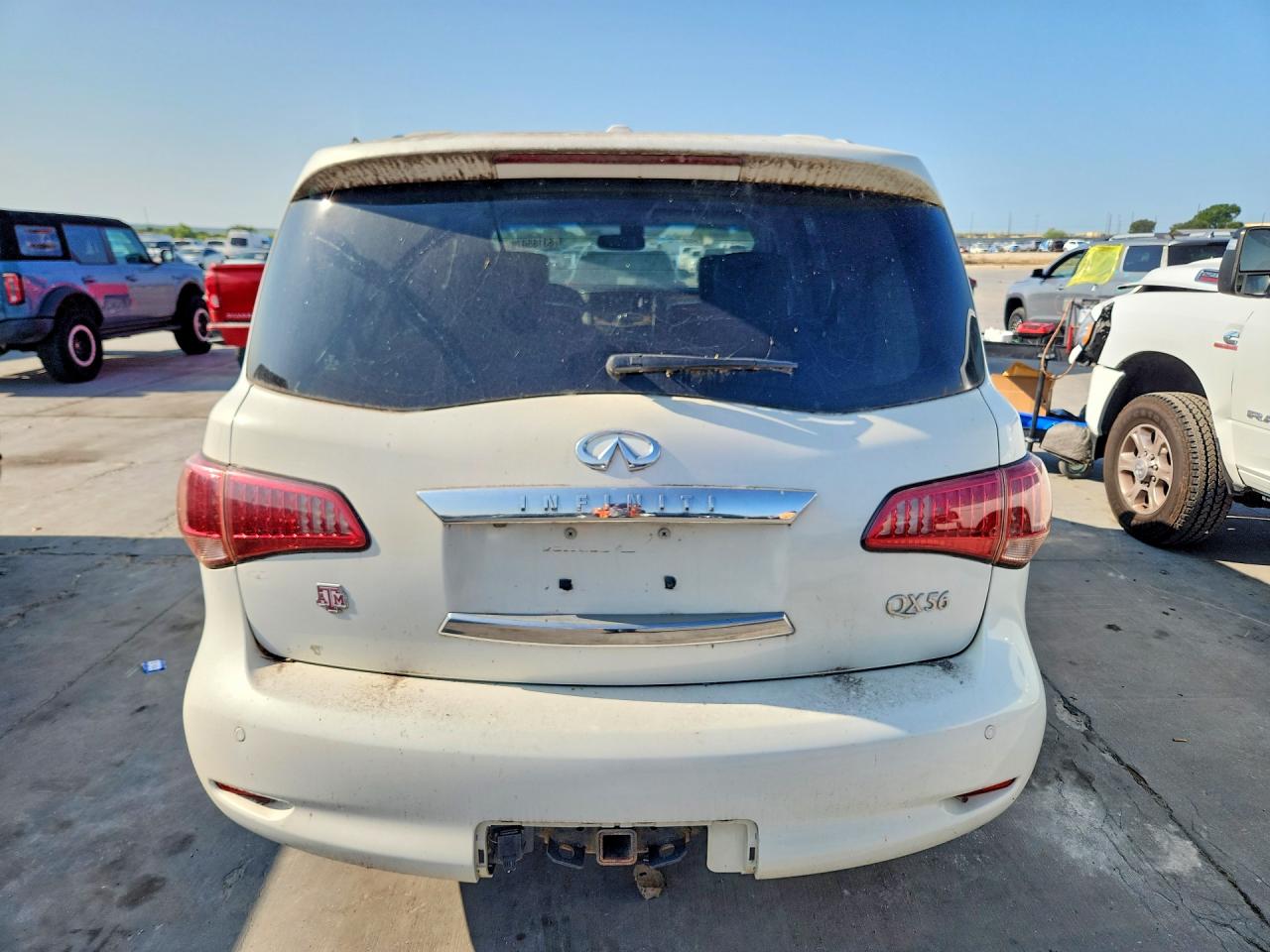 2011 Infiniti Qx56 Base White vin: JN8AZ2NE3B9005111