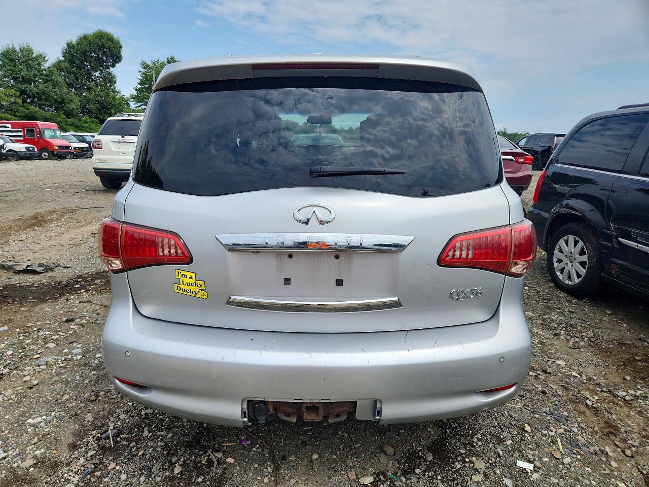 2011 Infiniti Qx56 Base Silver vin: JN8AZ2NE3B9005531
