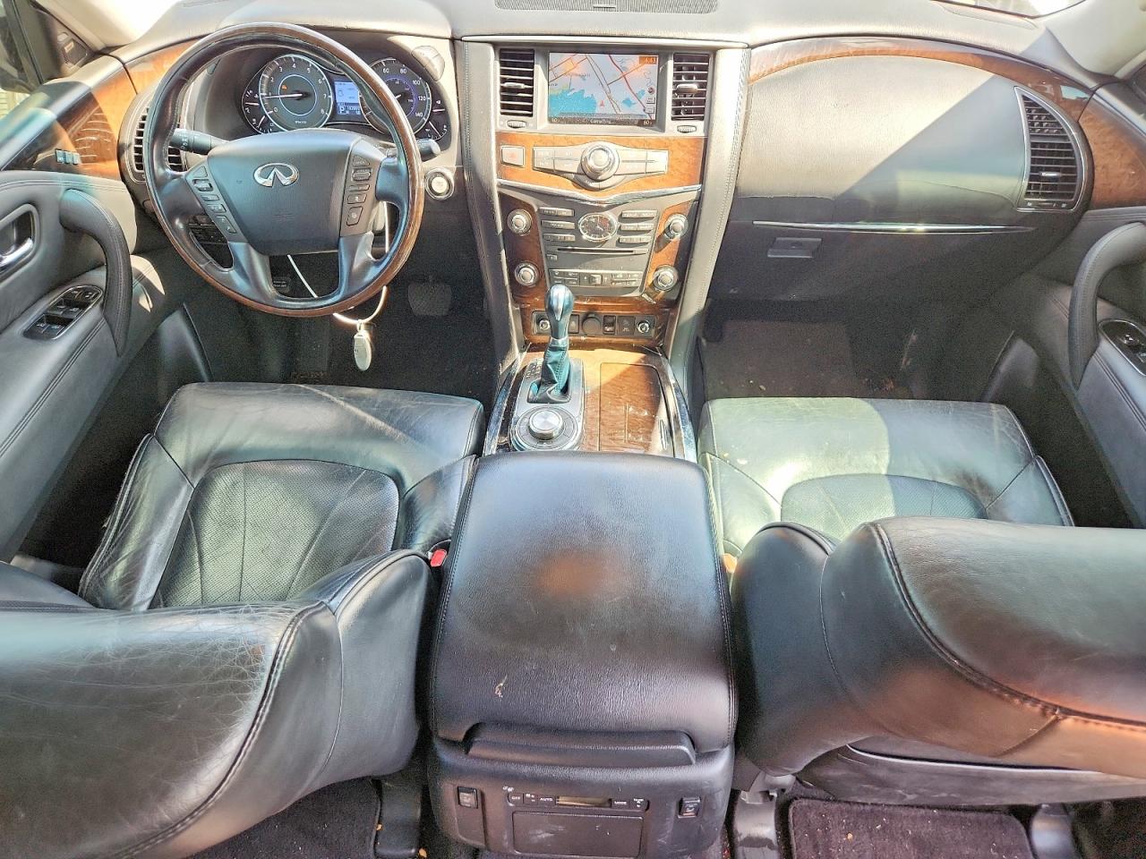 2012 Infiniti Qx56 Base Silver vin: JN8AZ2NE3C9015039