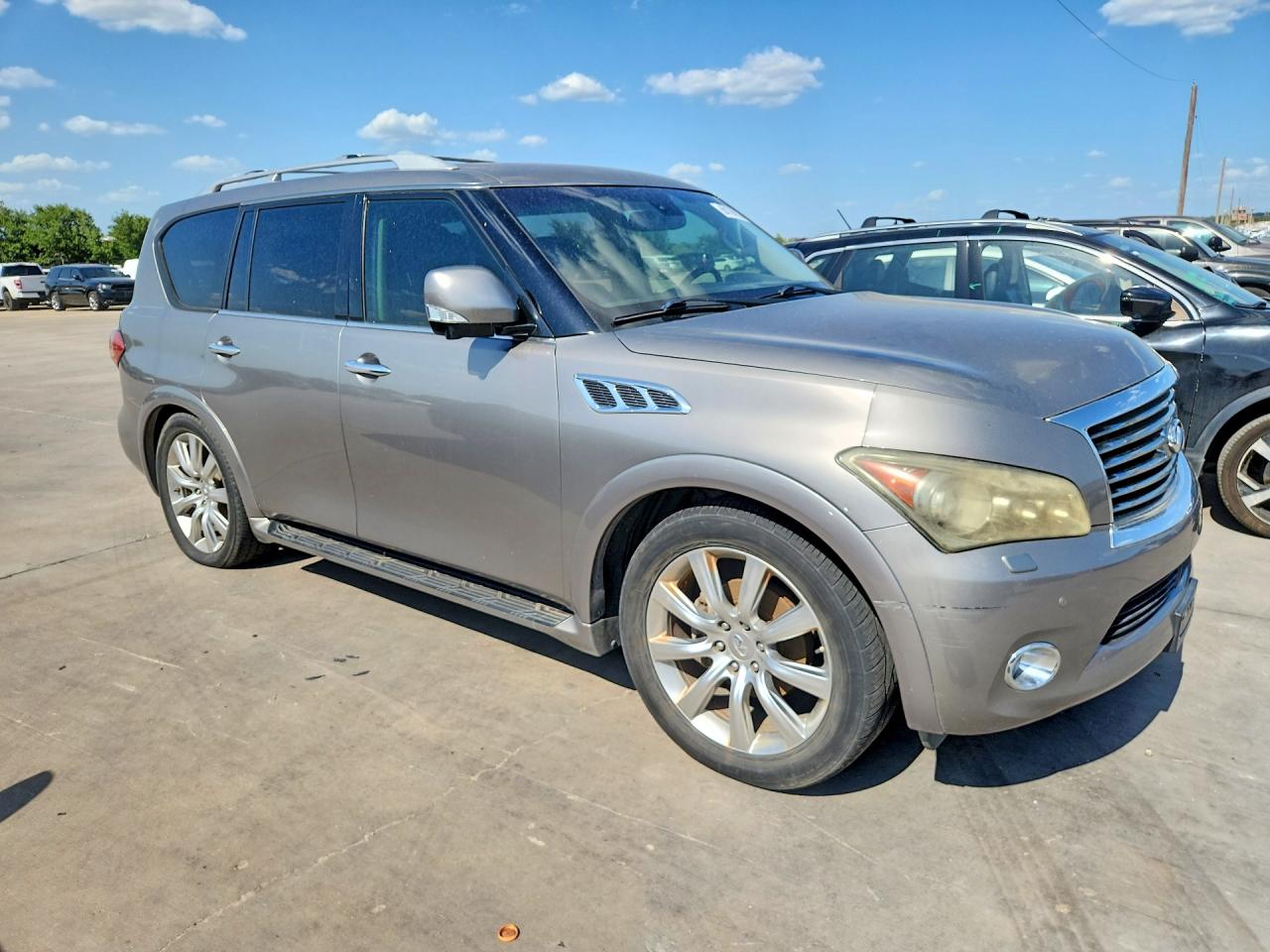 2012 Infiniti Qx56 Base Silver vin: JN8AZ2NE3C9015039