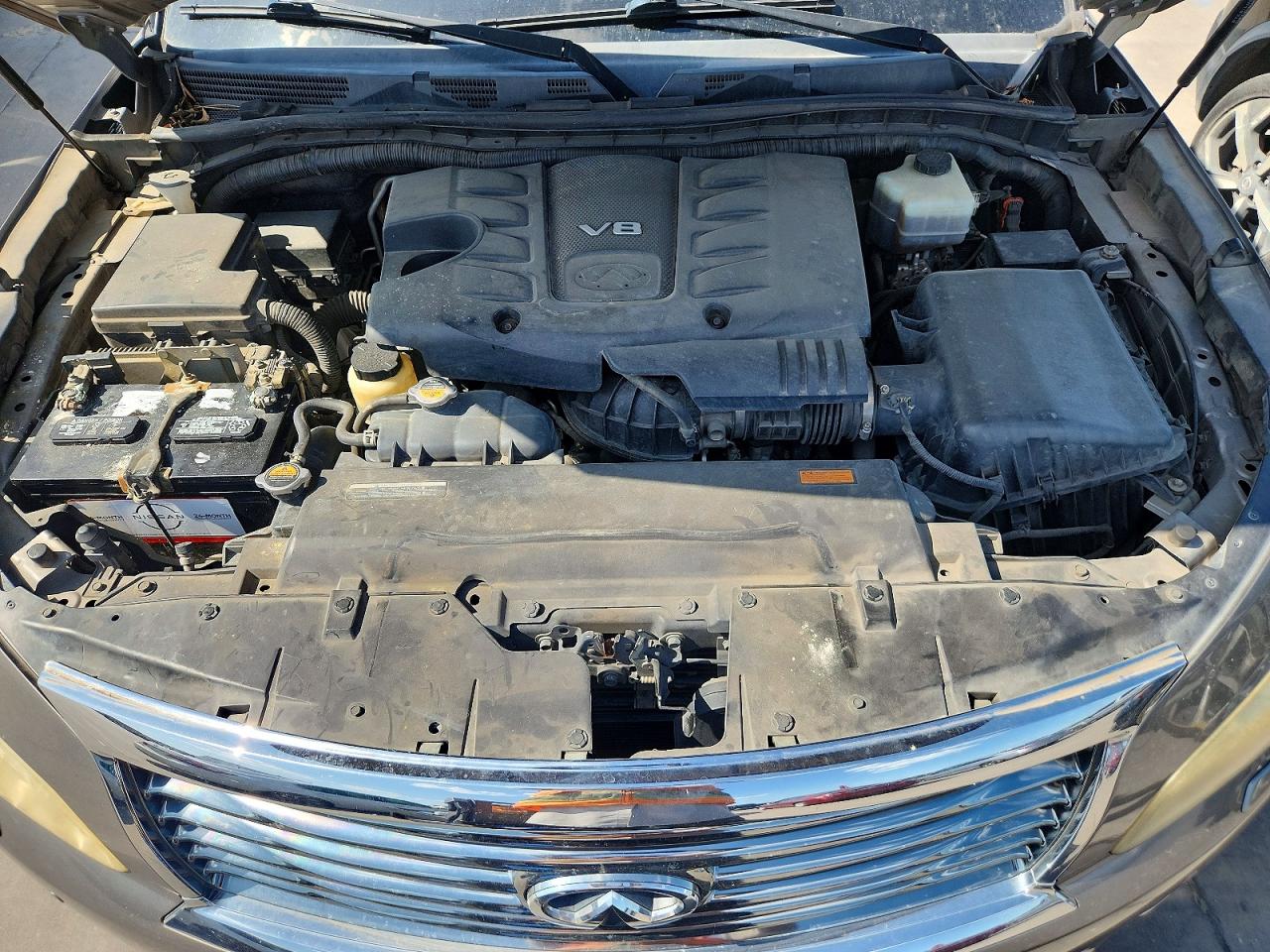 2012 Infiniti Qx56 Base Silver vin: JN8AZ2NE3C9015039