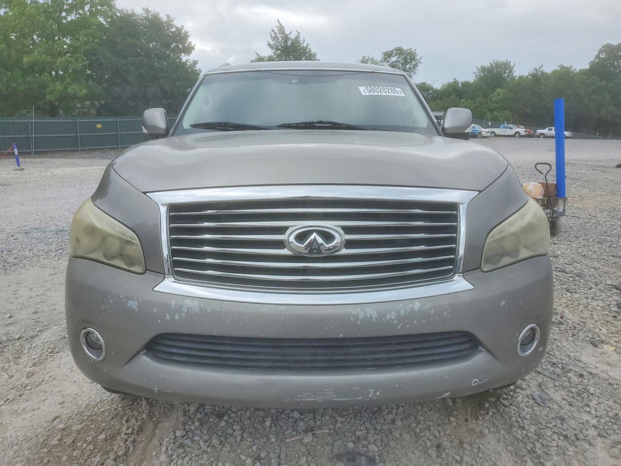 2012 Infiniti Qx56 Base Gray vin: JN8AZ2NE3C9017549