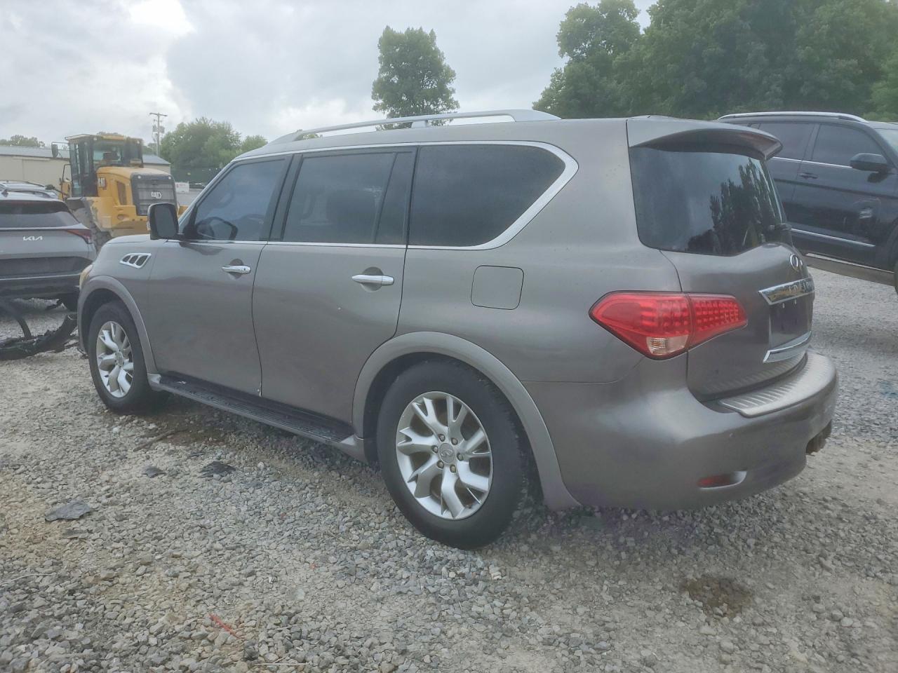 2012 Infiniti Qx56 Base Gray vin: JN8AZ2NE3C9017549