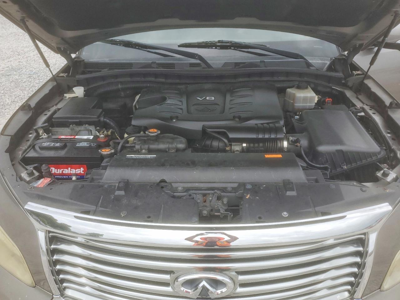 2012 Infiniti Qx56 Base Gray vin: JN8AZ2NE3C9017549